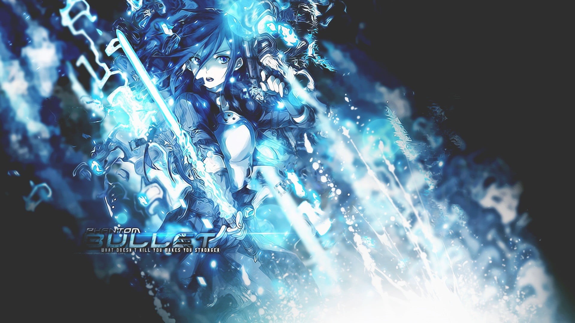 close-up, celebration, no people, low angle view, selective focus, nightlife, anime, anime boys, glowing, digital, phantom, hanging, concert, HD Wallpaper