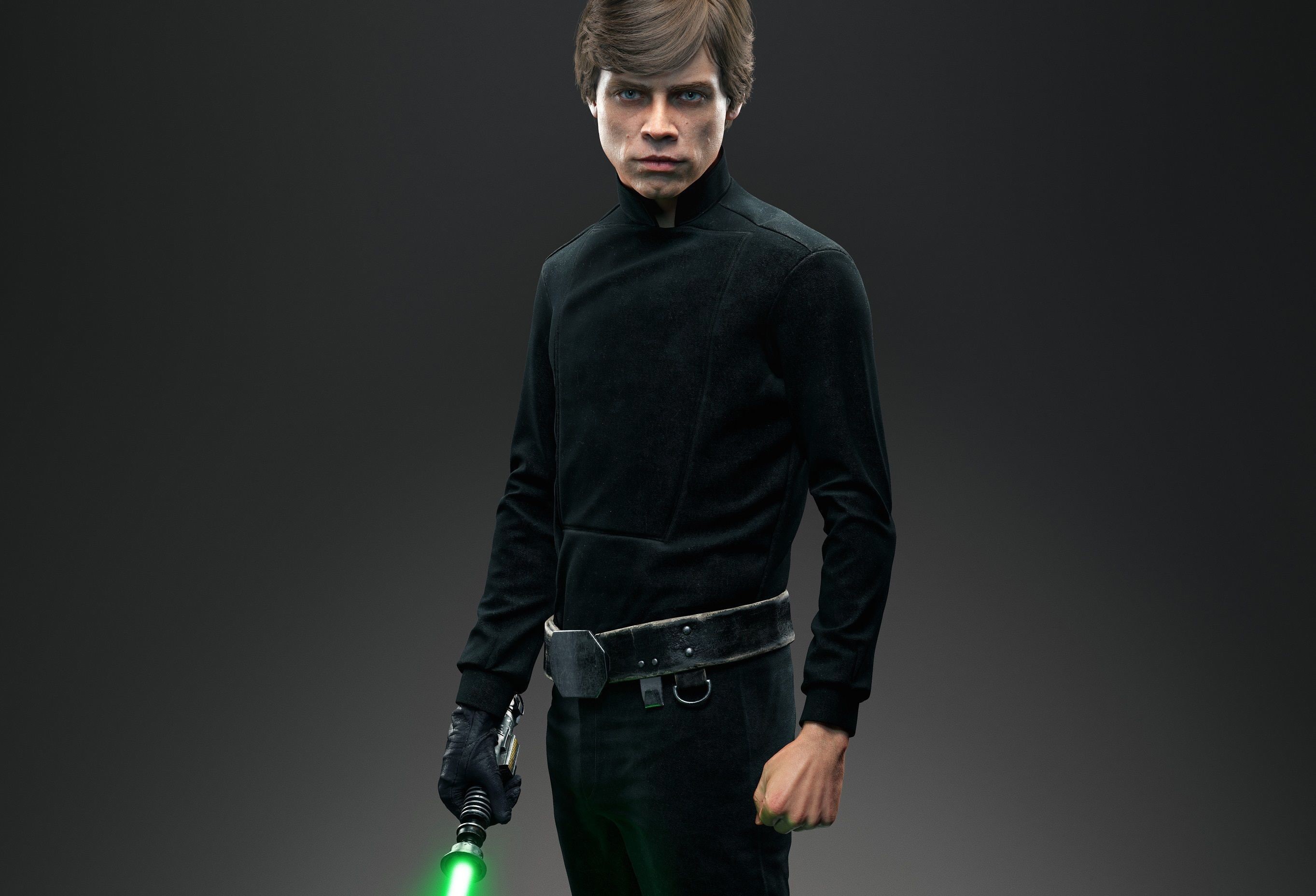 Luke Skywalker, belt, 2K, look, costume, laser sword, Star Wars: Battlefront, Jedi, HD Wallpaper
