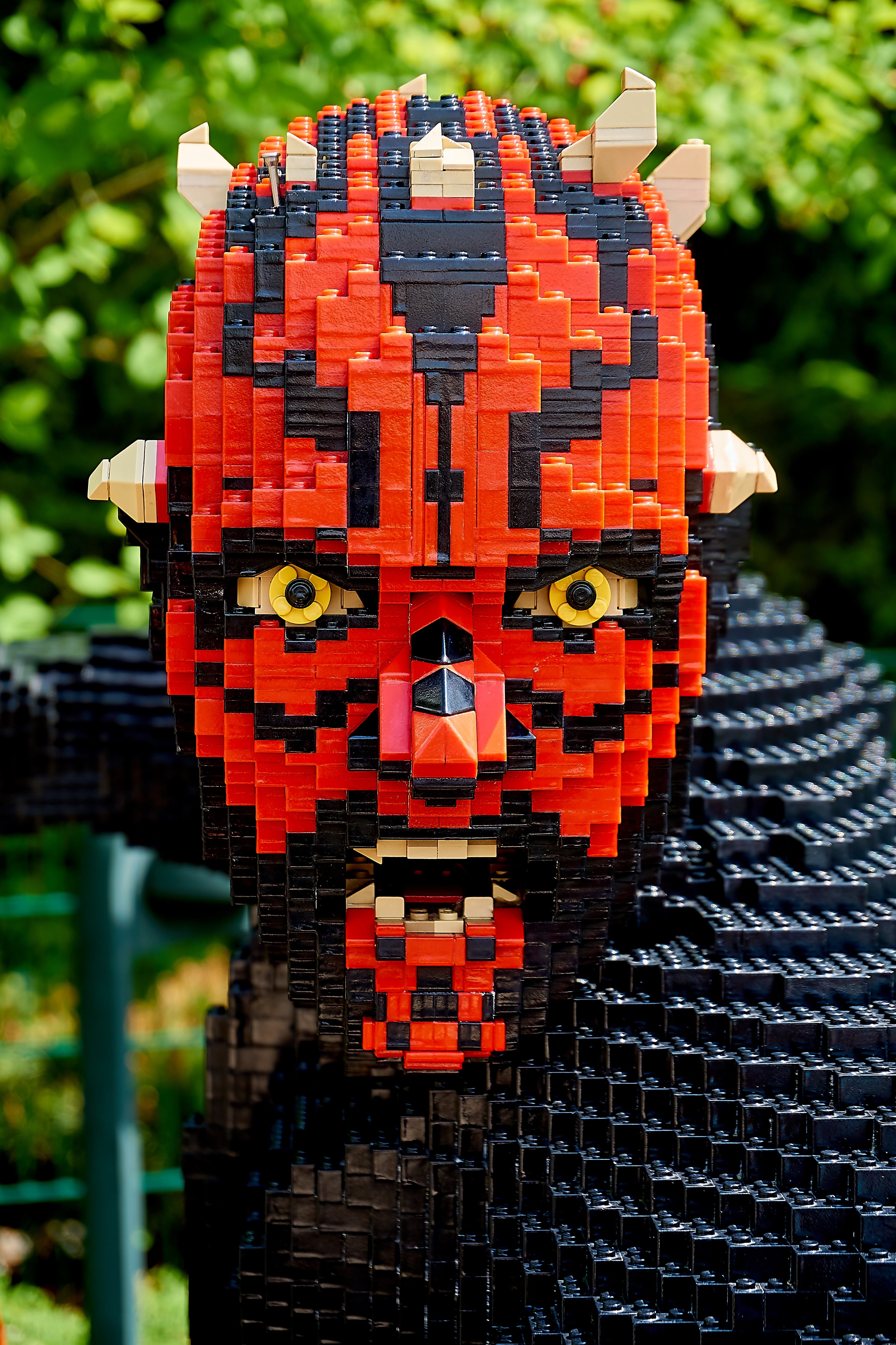 children, religion, orange color, legoland, place of worship, communication, theme park, red, selective focus, 5K, play, day, focus on foreground, weapons, Phone HD Wallpaper