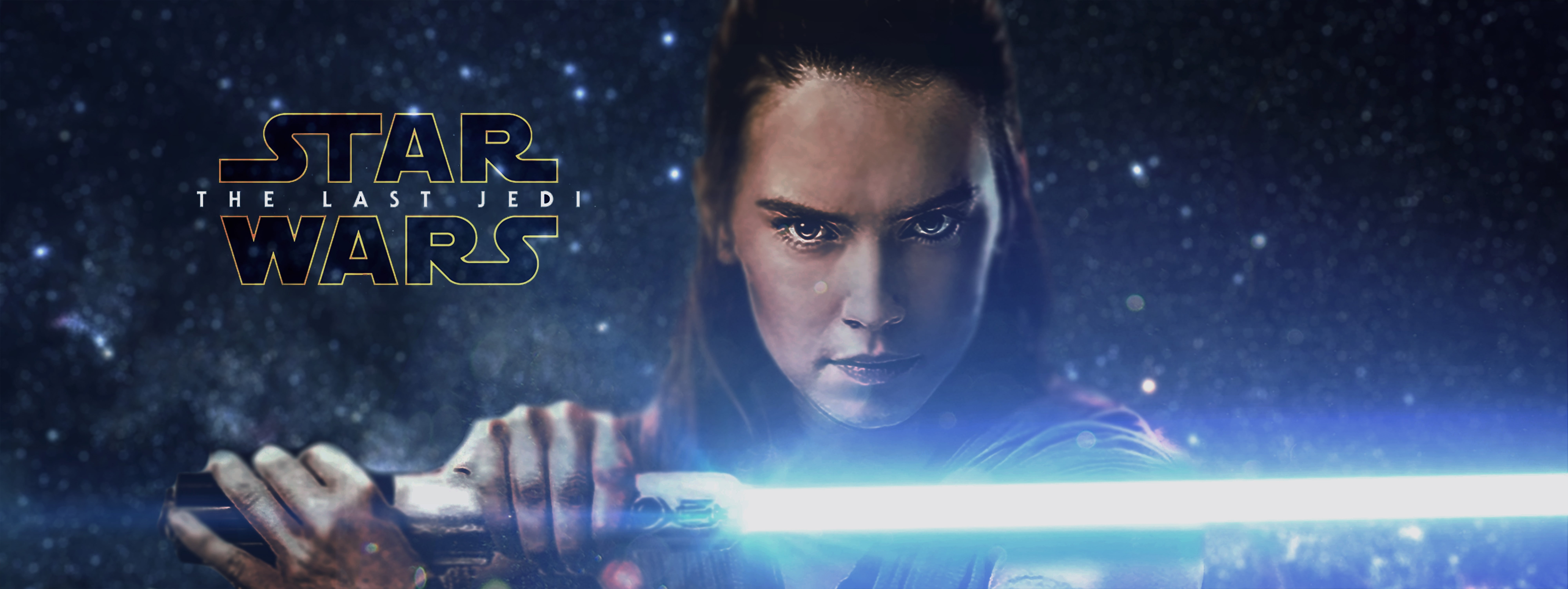 Star Wars: The Last Jedi, lightsaber, Star Wars, 8K, Rey (from Star Wars), HD Wallpaper