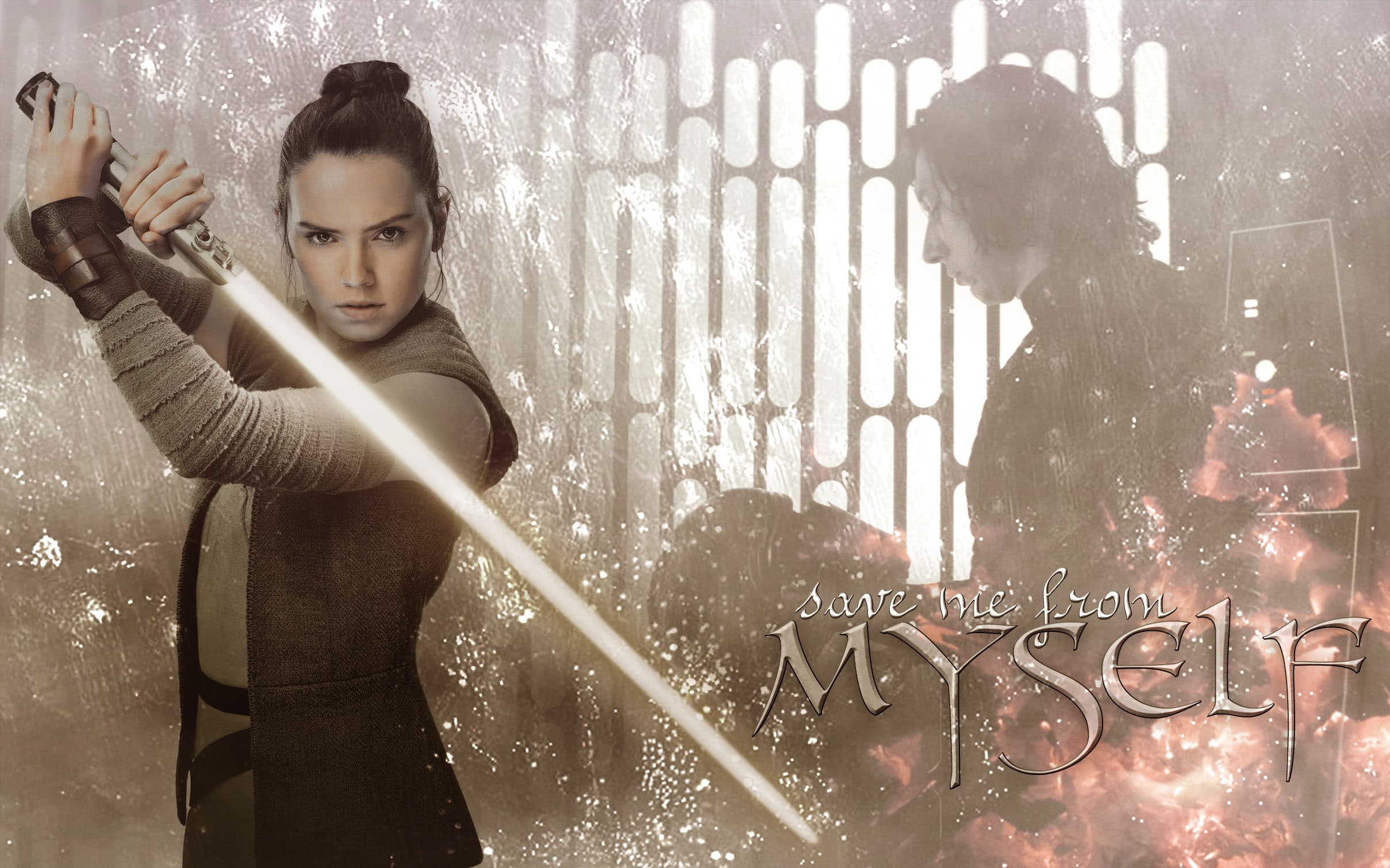 Star Wars: The Last Jedi, 1080P, Rey (from Star Wars), Kylo Jen, HD Wallpaper