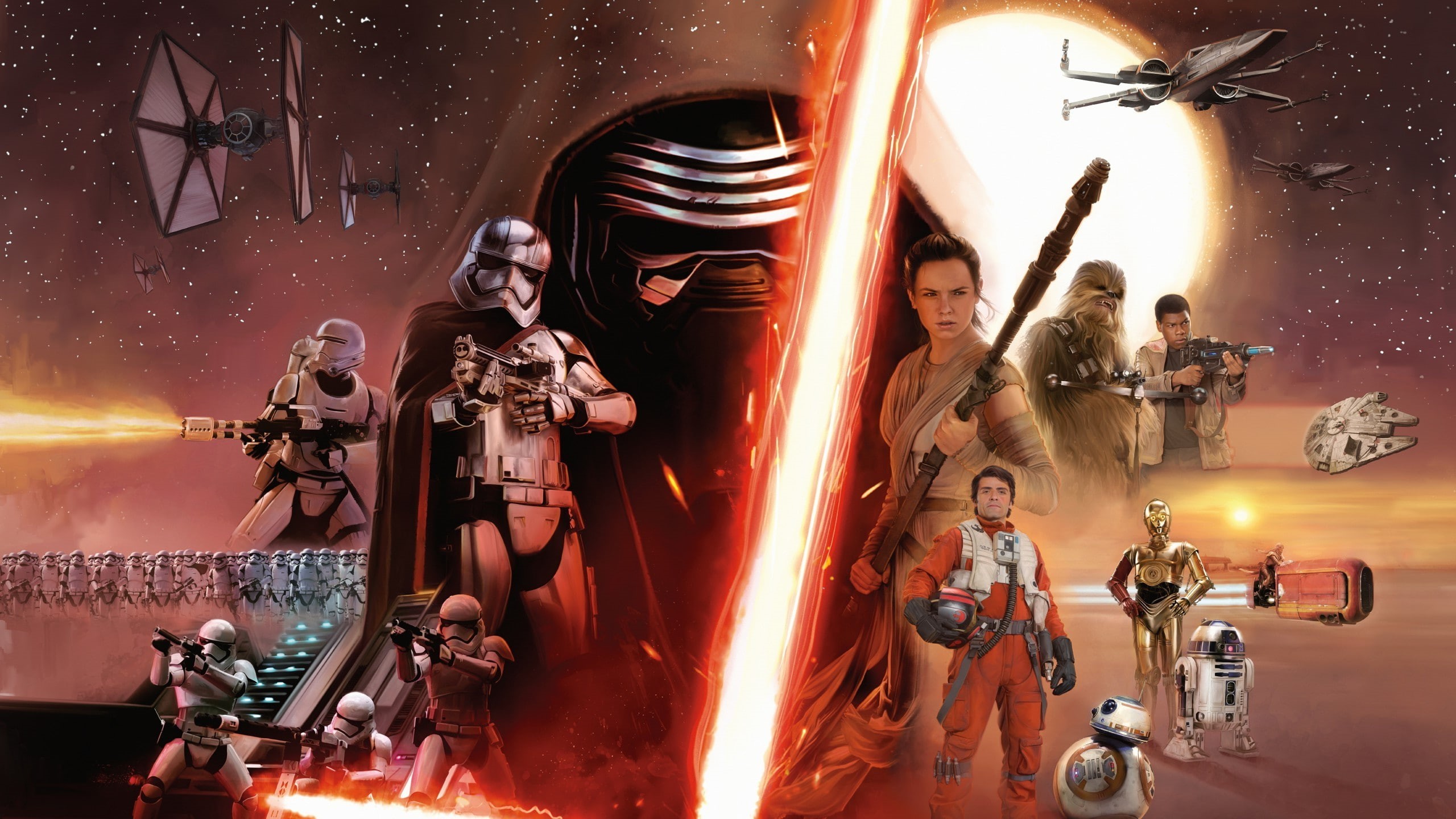 Sith, Star Wars: Episode VII - The Force Awakens, Jedi, sculpture, human representation, art and craft, Millennium Falcon, female likeness, Star Wars, TIE Fighter, HD Wallpaper
