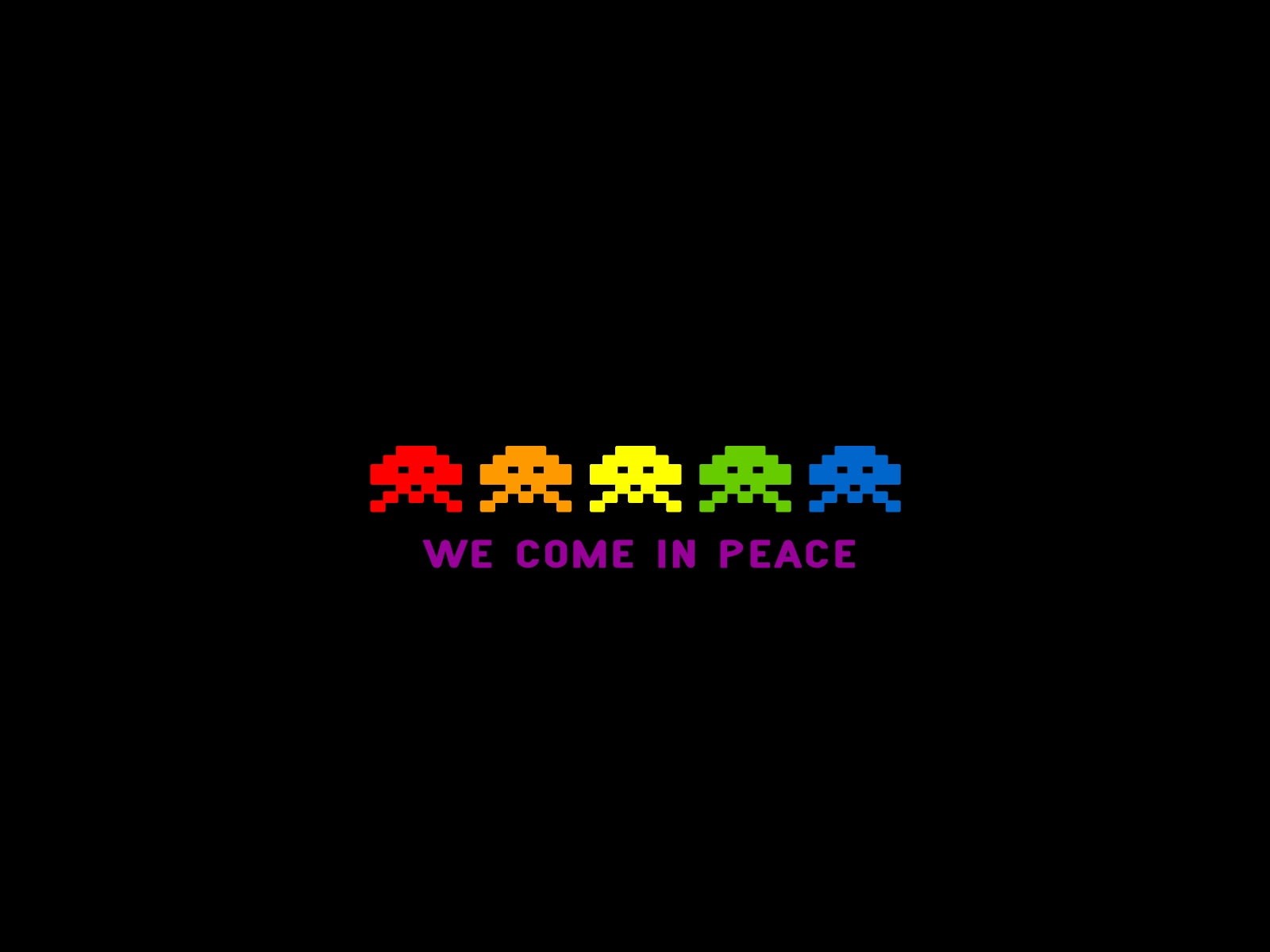 cut out, 720P, Space Invaders, night, no people, glowing, time, copy space, digital clock, western script, technology, text, neon, studio shot, black background, HD Wallpaper