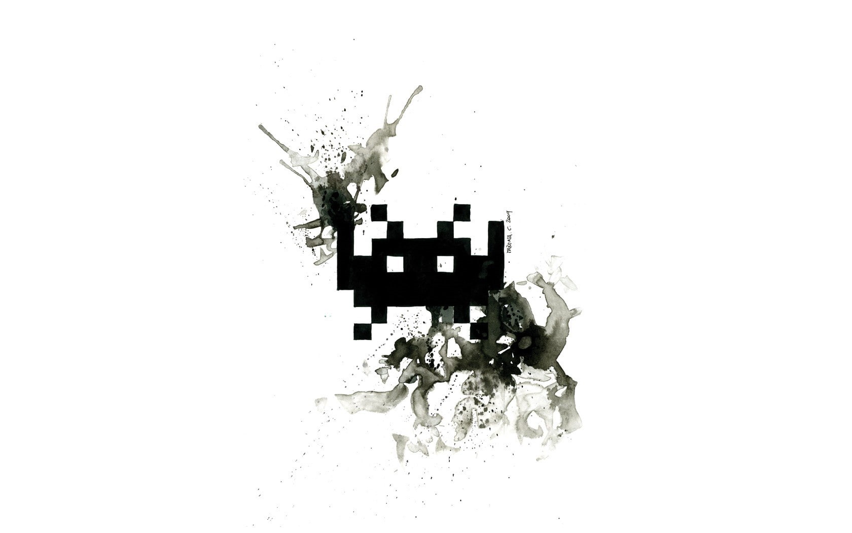 Space Invaders, 720P, HD Wallpaper
