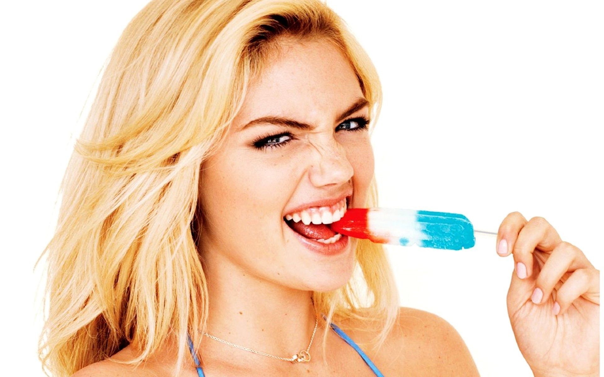 studio shot, young adult, human body part, portrait, women, body part, human face, young women, females, Kate Upton, smiling, hair, beautiful woman, lifestyles, HD Wallpaper