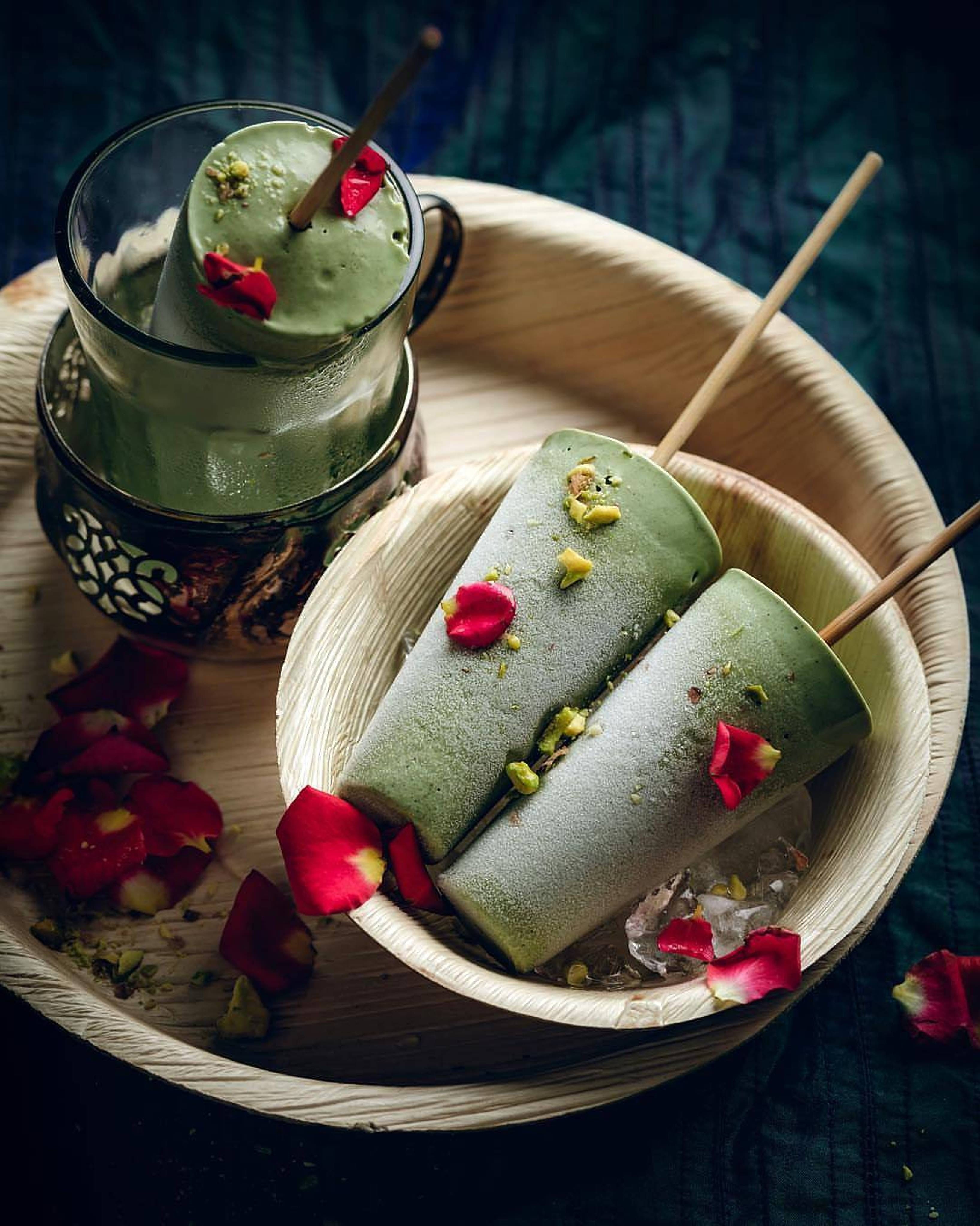cup, indoors, sweet, petals, frozen, design, healthy eating, wooden, tasty, yummy, cream, still life, ice, epicure, popsicle, traditional, mouth-watering, Phone HD Wallpaper