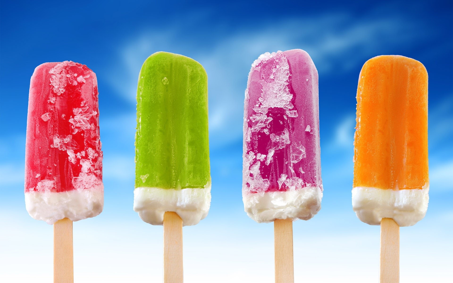 Ice, 1080P, Popsicle, cream, Colorful, HD Wallpaper
