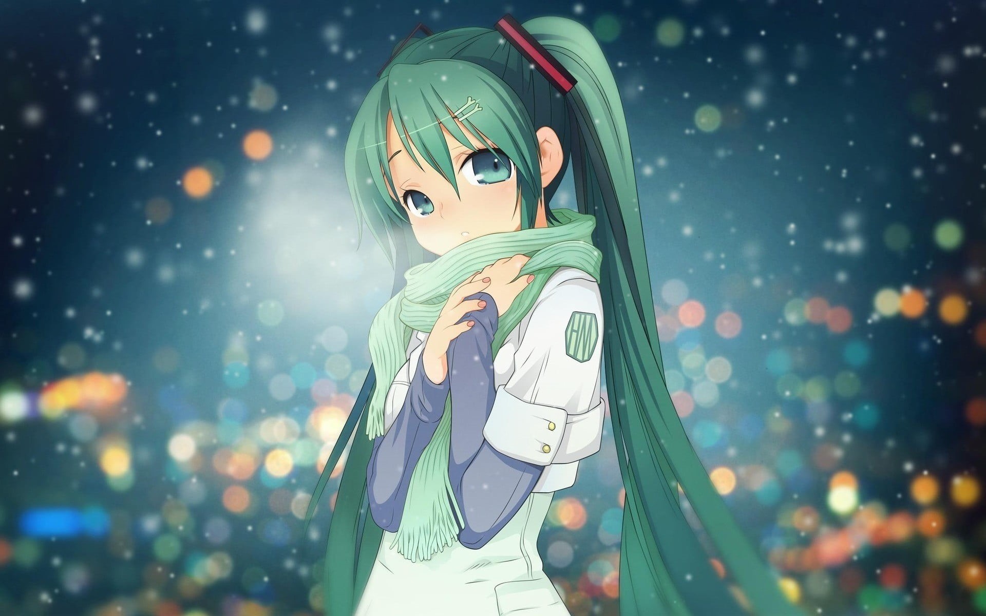  young adult, emotion, portrait, anime girls, nature, character, fun, childhood, focus on foreground, selective focus, green, child, waist up, HD Wallpaper