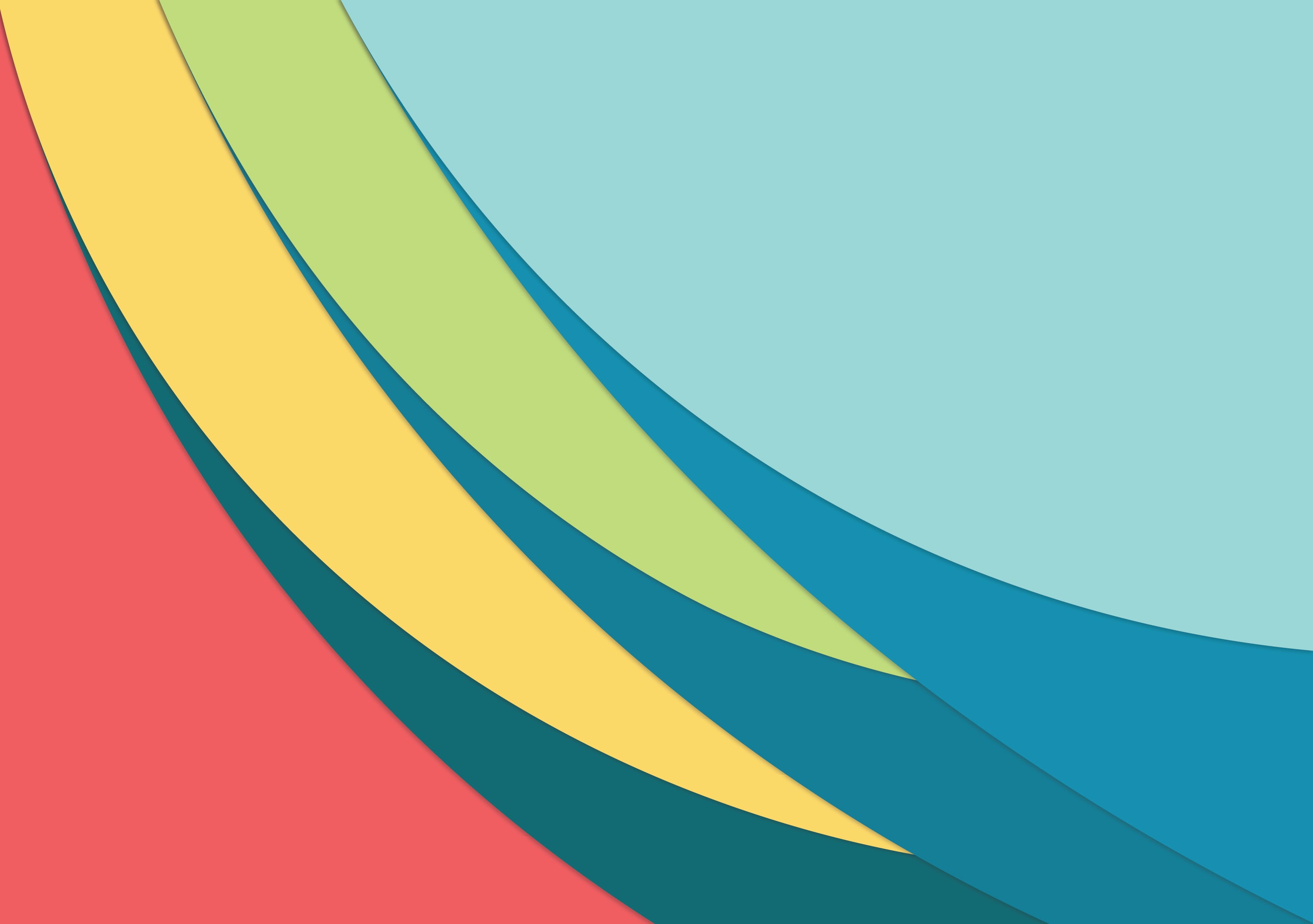 2K, Curves, Colorful, Minimal, HD Wallpaper