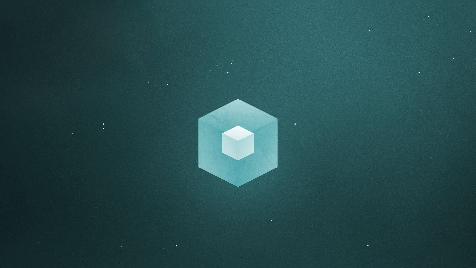 single object, no people, glowing, hex, design, mystery, lighting equipment, directly above, green color, icon, 1080P, digital art, Fez, blue, cube, shape, HD Wallpaper