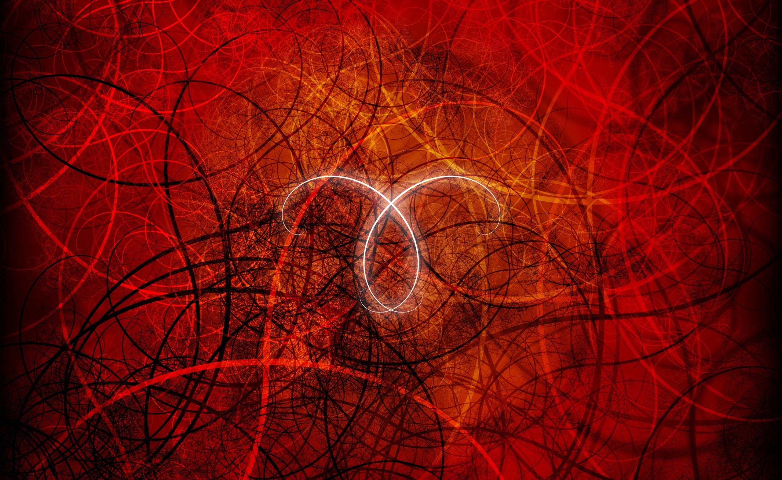 Symbol, orange color, red, outdoors, geometric shape, 2K, tree, lines, blurred motion, black, illuminated, no people, pattern, astronomy, glowing, circle, HD Wallpaper