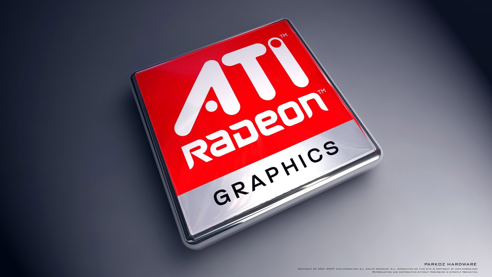 radeon, metal, embossed, shiny, 1080P, hd, red, silver, ati, graphics, HD Wallpaper