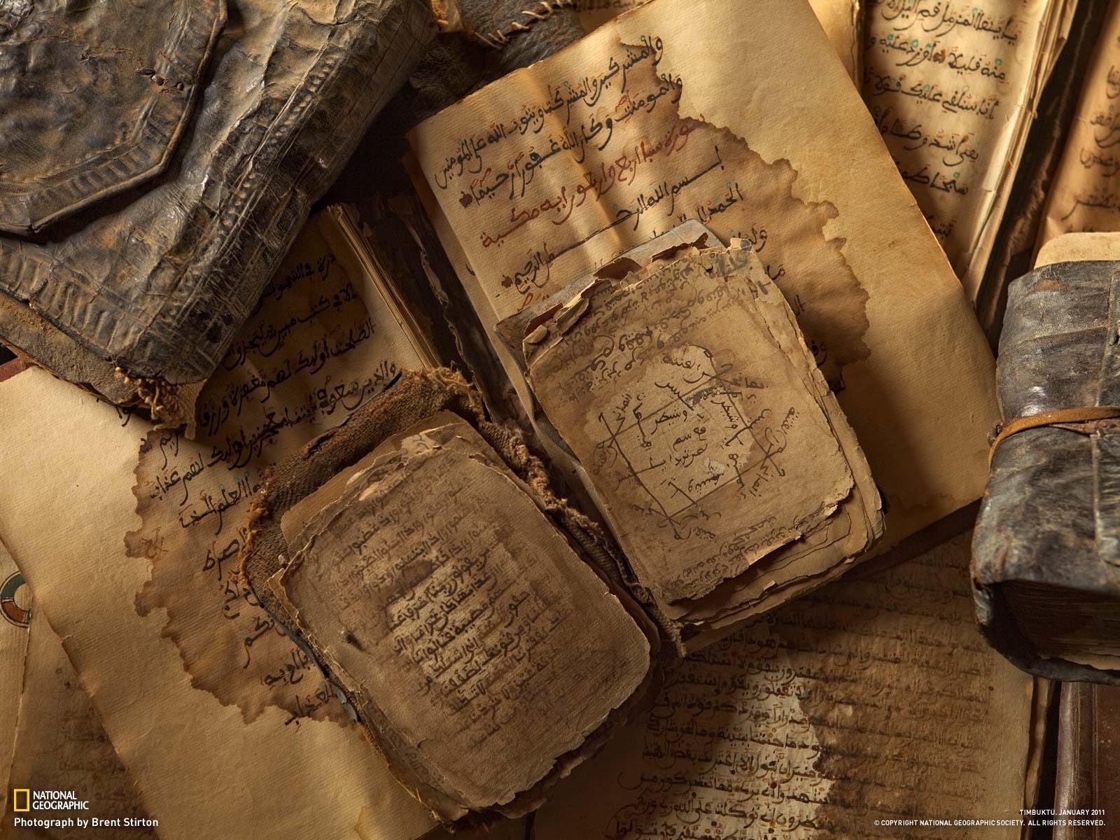 books, ancient, paper, Islam, National Geographic, Arabic, 720P, HD Wallpaper