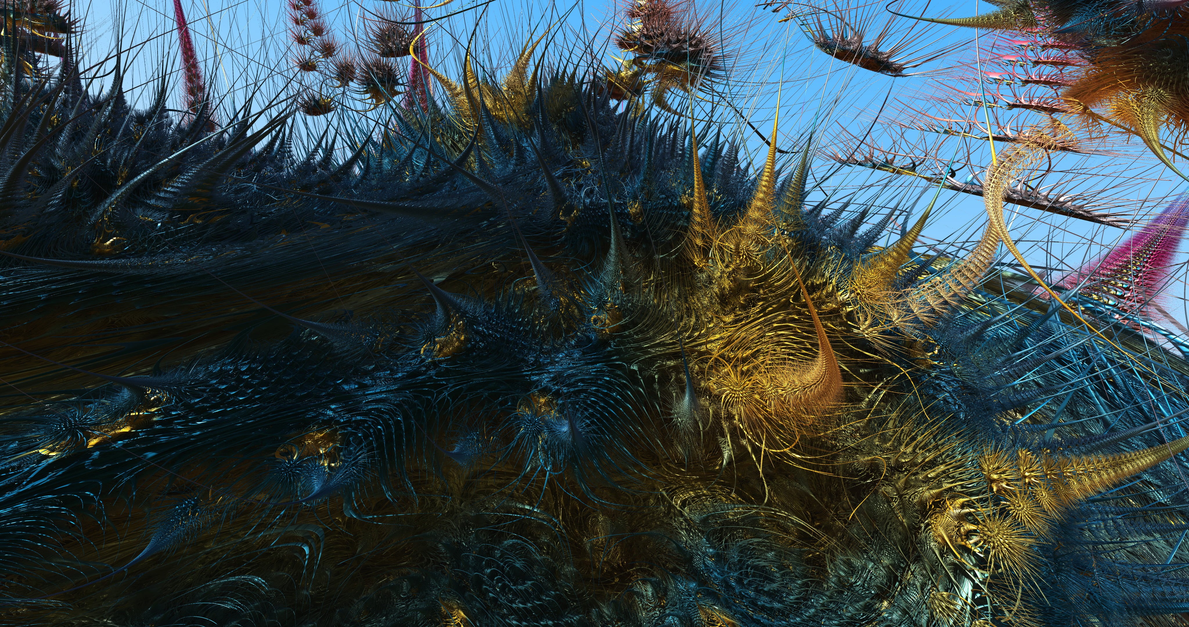 4K, 3D fractal, fractal, Mandelbulber, HD Wallpaper