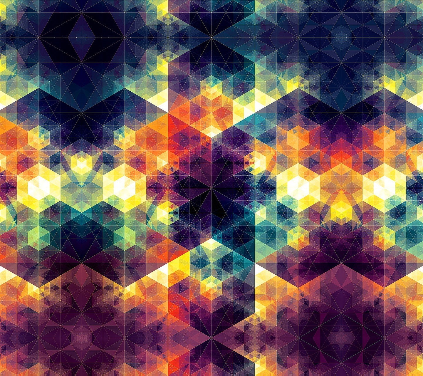 cube, kaleidoscope, 720P, Andy Gilmore, abstract, HD Wallpaper