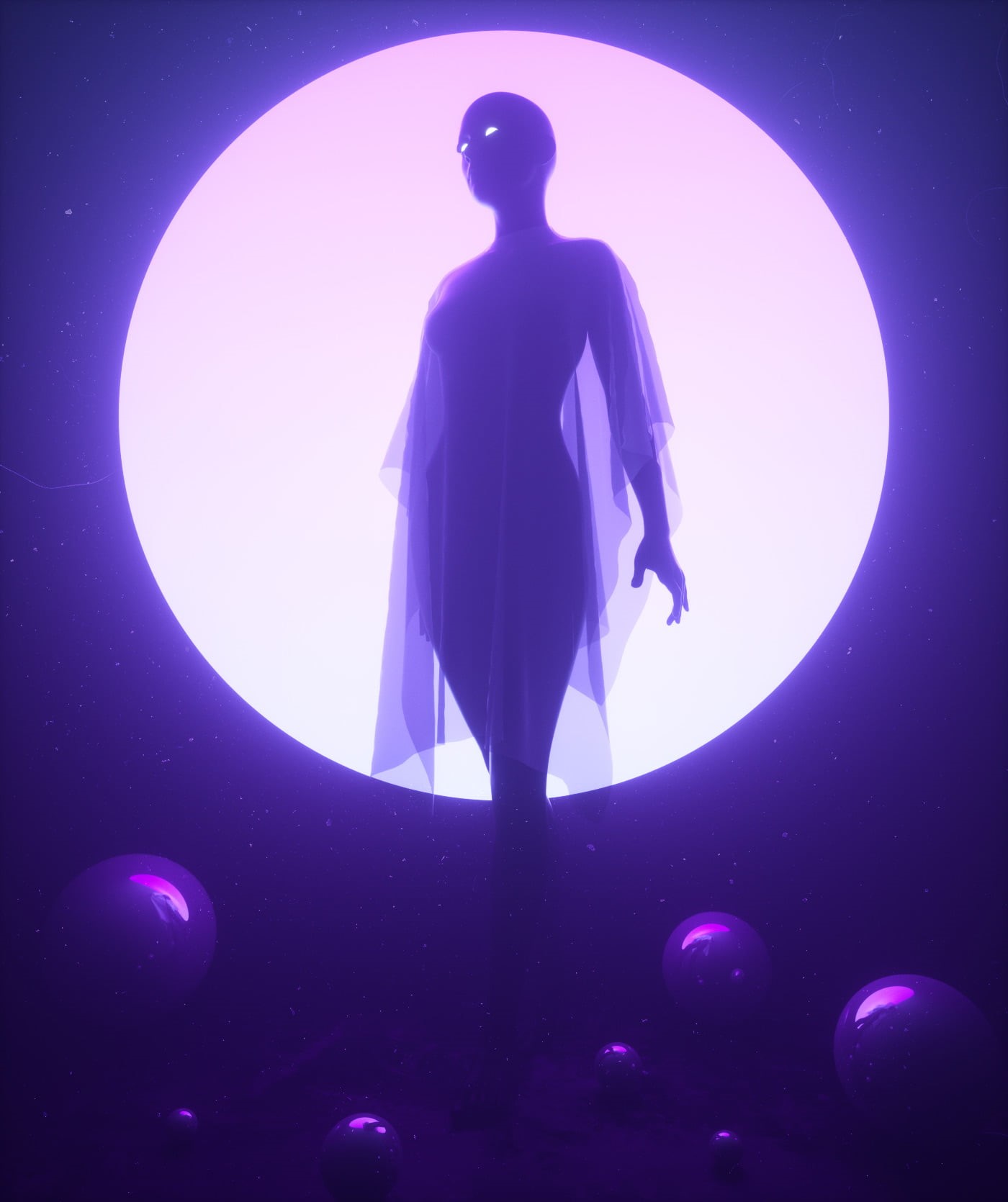 Cinema4D, artwork, surreal, digital art, 720P, render, Phone HD Wallpaper
