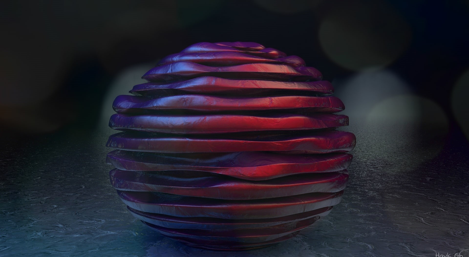 vecto, planet, Artistic, ball, indoors, art and craft, cinema4d, still life, elements, 3D, red, cute, 1080P, nice, illuminated, large group of objects, HD Wallpaper