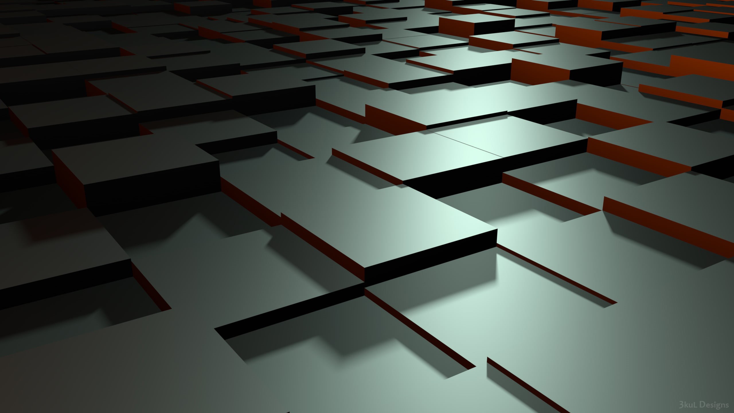 2K, 3D graphics, cube, Cinema4D, HD Wallpaper