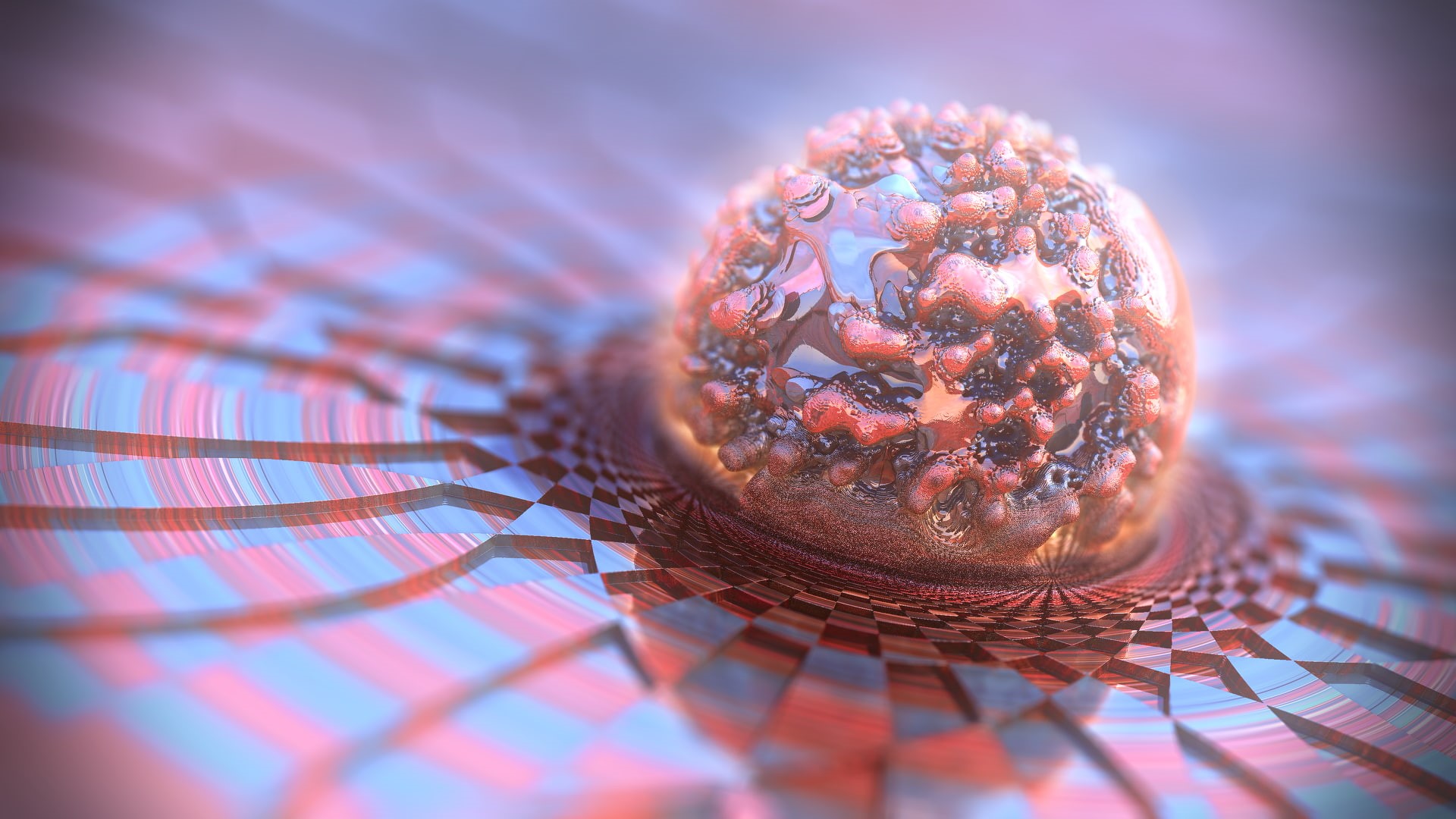digital art, abstract, 1080P, 3d object, HD Wallpaper