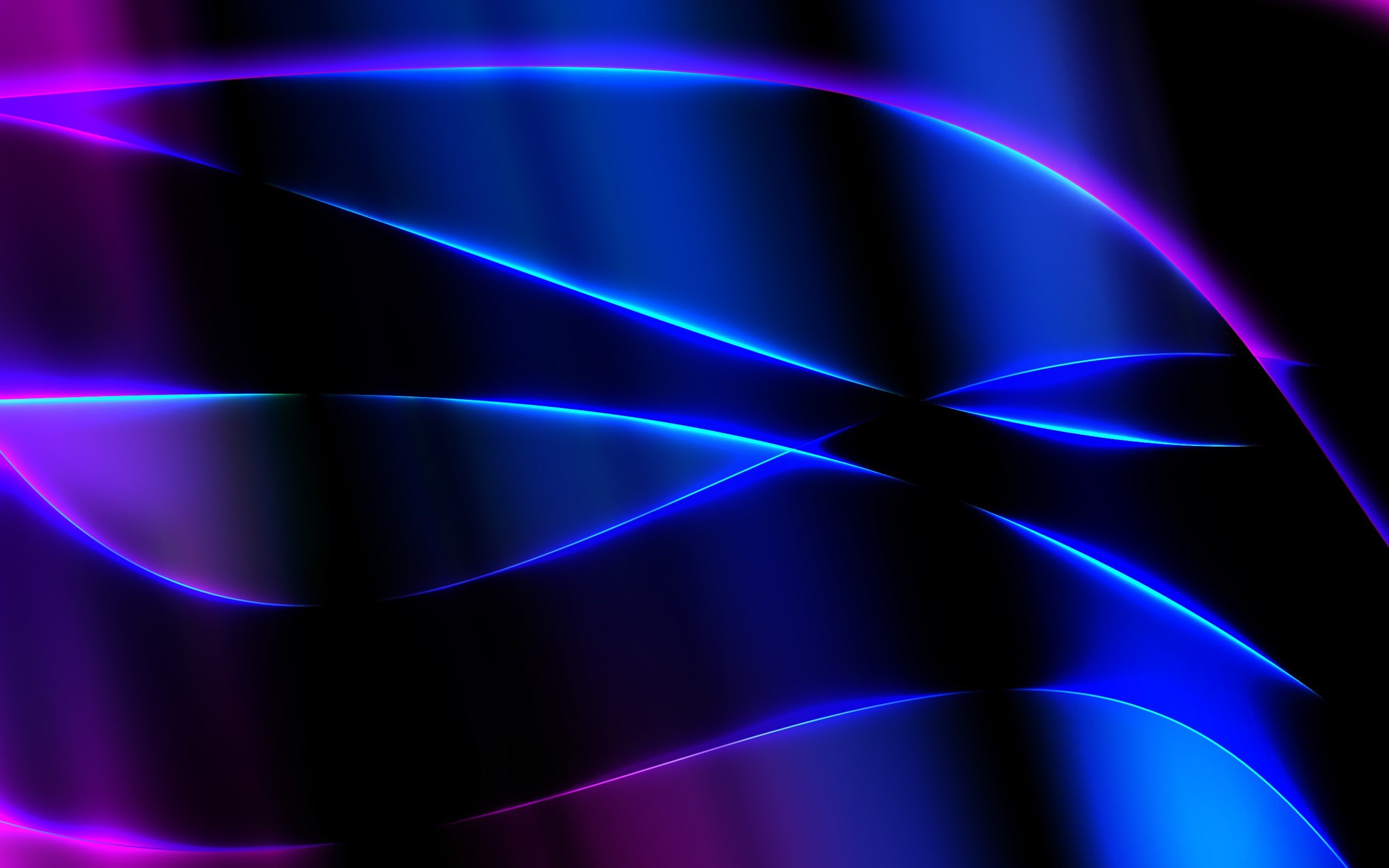 abstract, 2K, wavy lines, HD Wallpaper