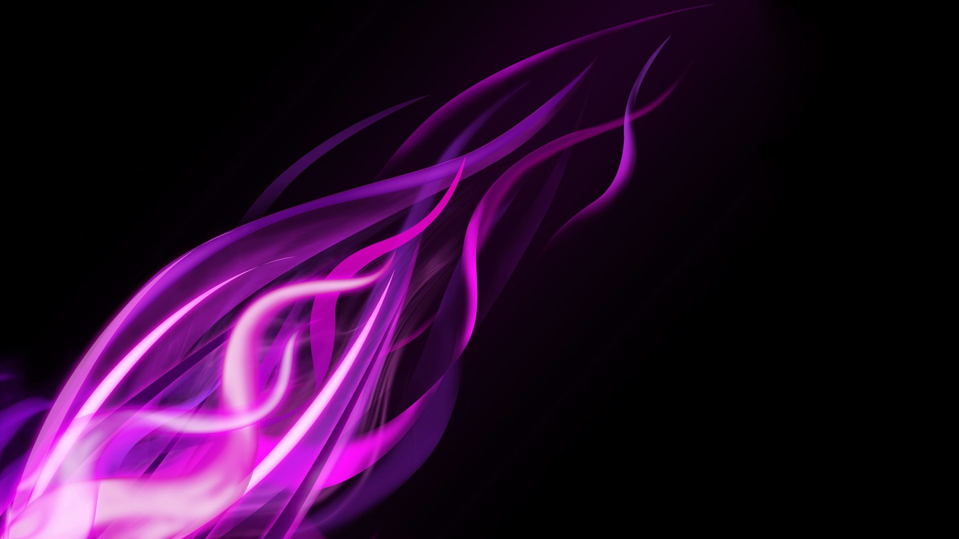 multi colored, swirl, copy space, motion, digital art, black background, abstract, smoke - physical structure, studio shot, light - natural phenomenon, HD Wallpaper