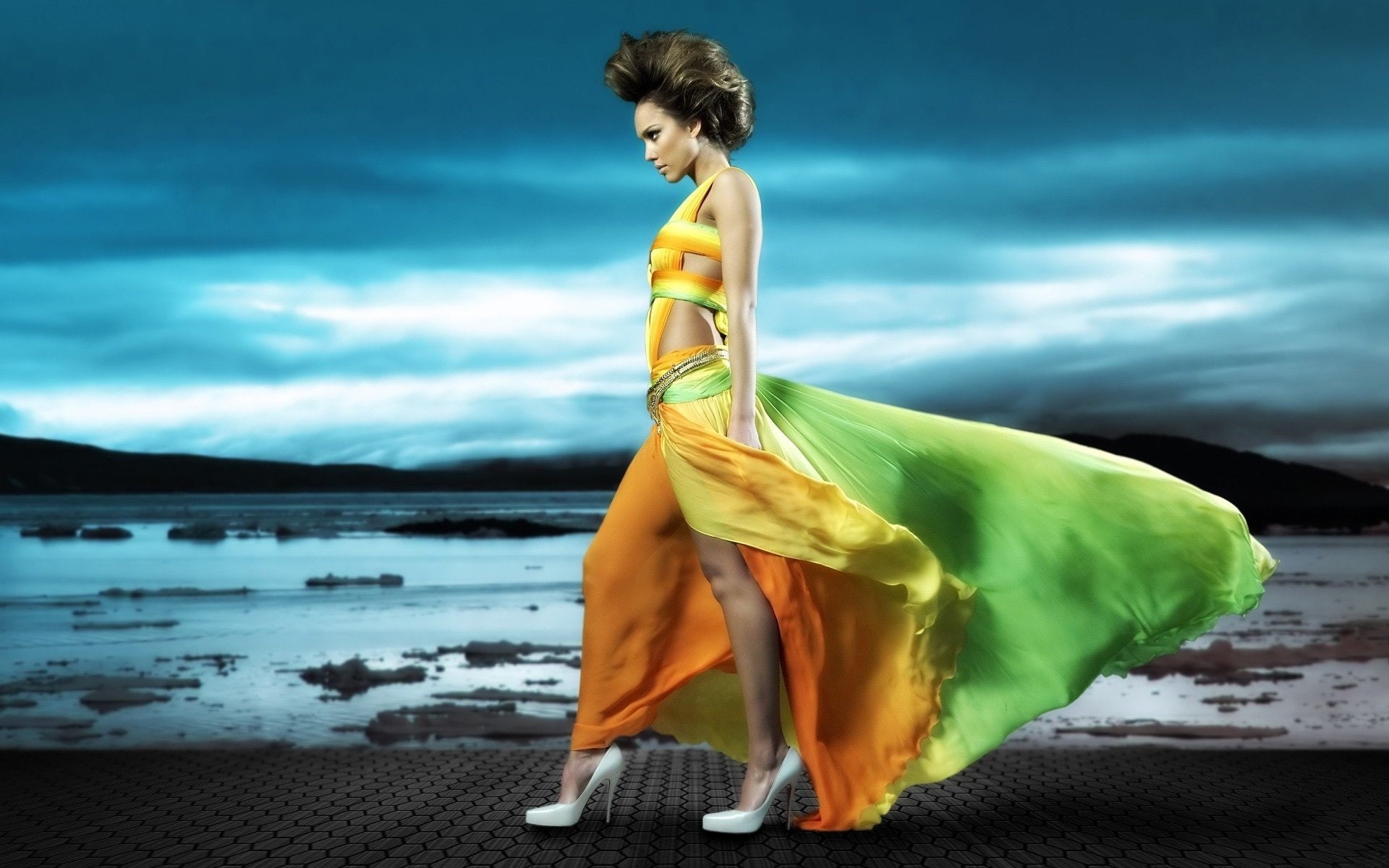 bollywood, melton, babe, model, indian, 1080P, parvati, actress, american, HD Wallpaper