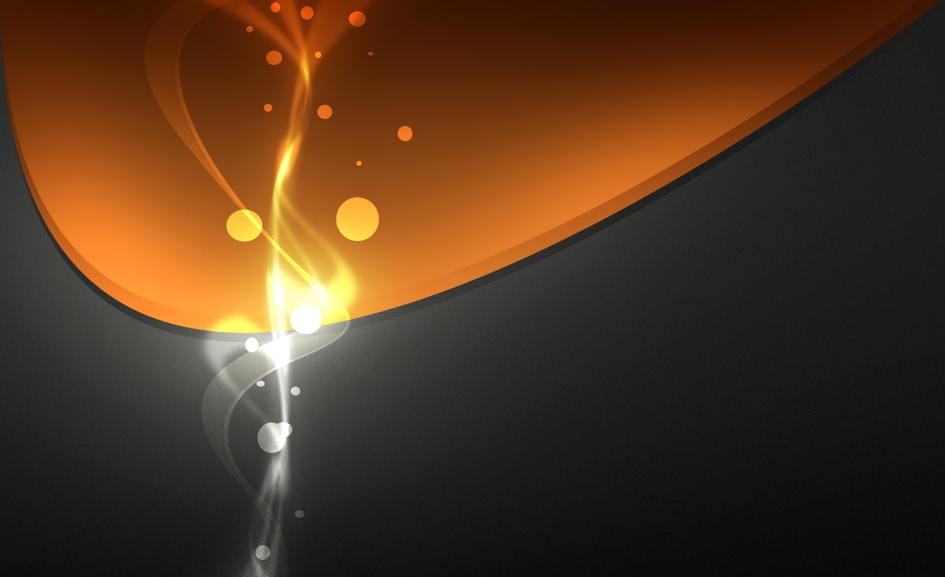 lights, nature, no people, backgrounds, motion, light - natural phenomenon, Aero, black background, glowing, orange color, studio shot, copy space, water, HD Wallpaper