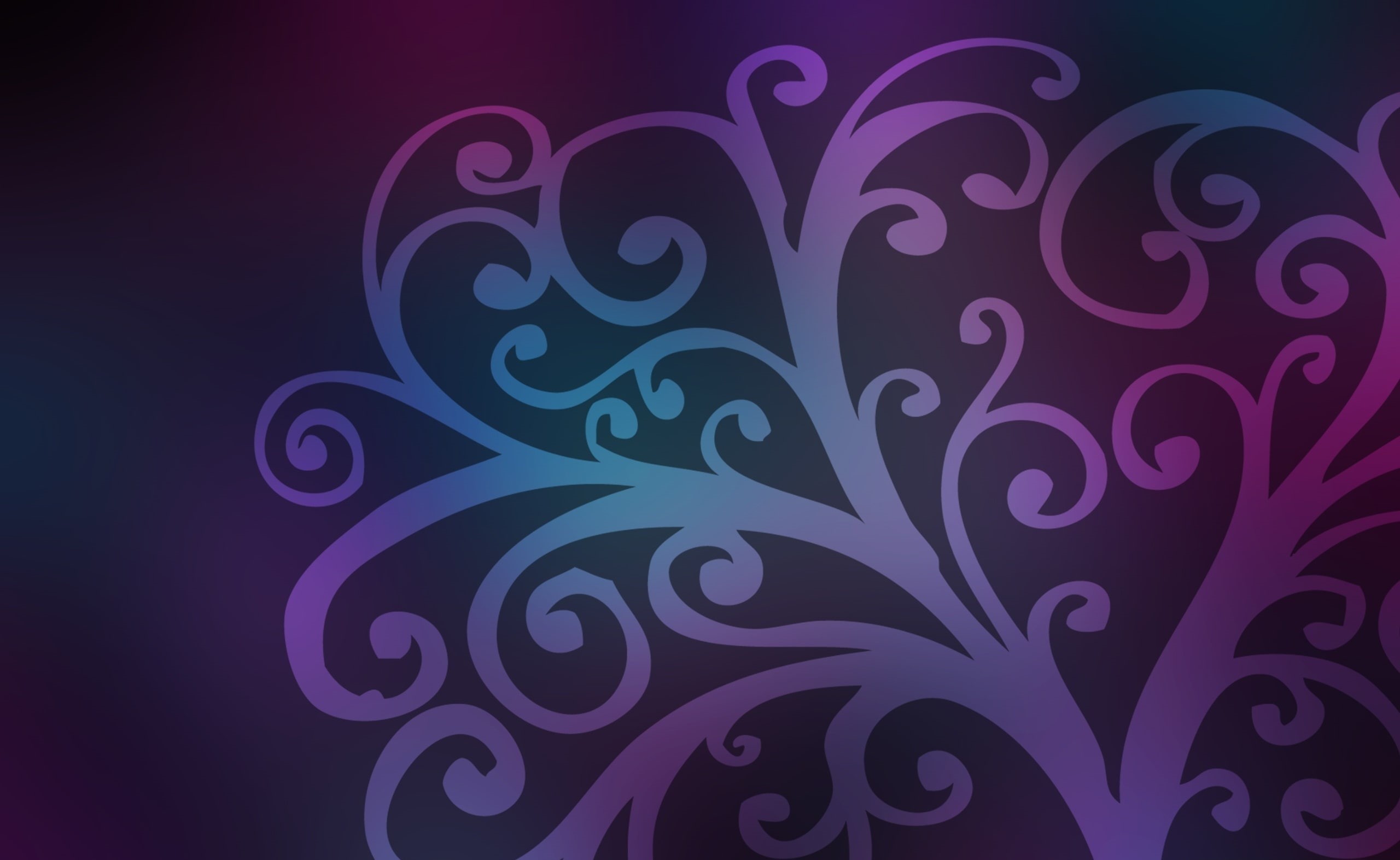  Tree, plant, 2K, Abstract, Vector Art, purple, Aero, white, HD Wallpaper