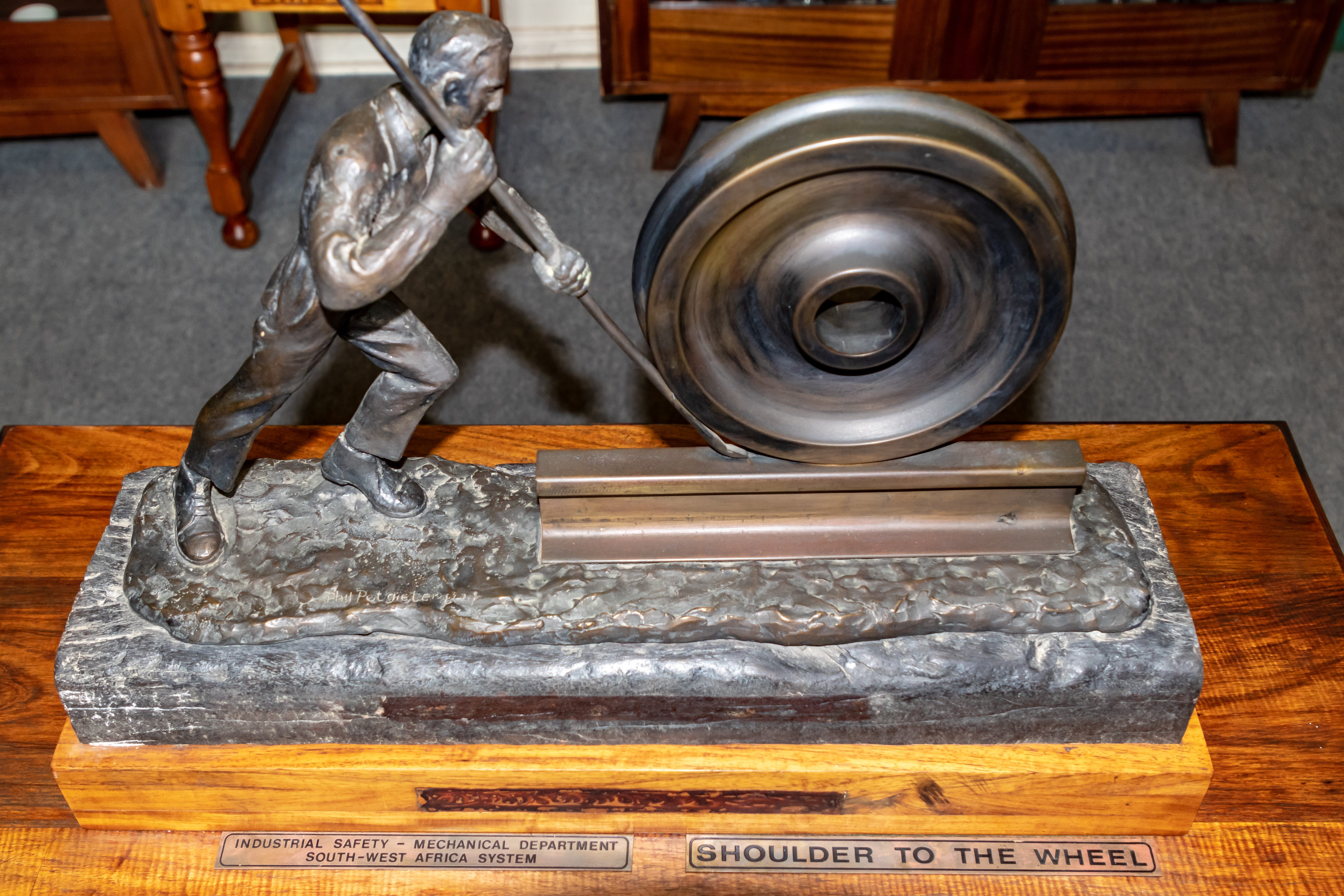wood, floor, creativity, handrail, people, helmet, the past, machine, art and craft, statue, flooring, indoors, history, paper, clothing, banister, sculpture, HD Wallpaper