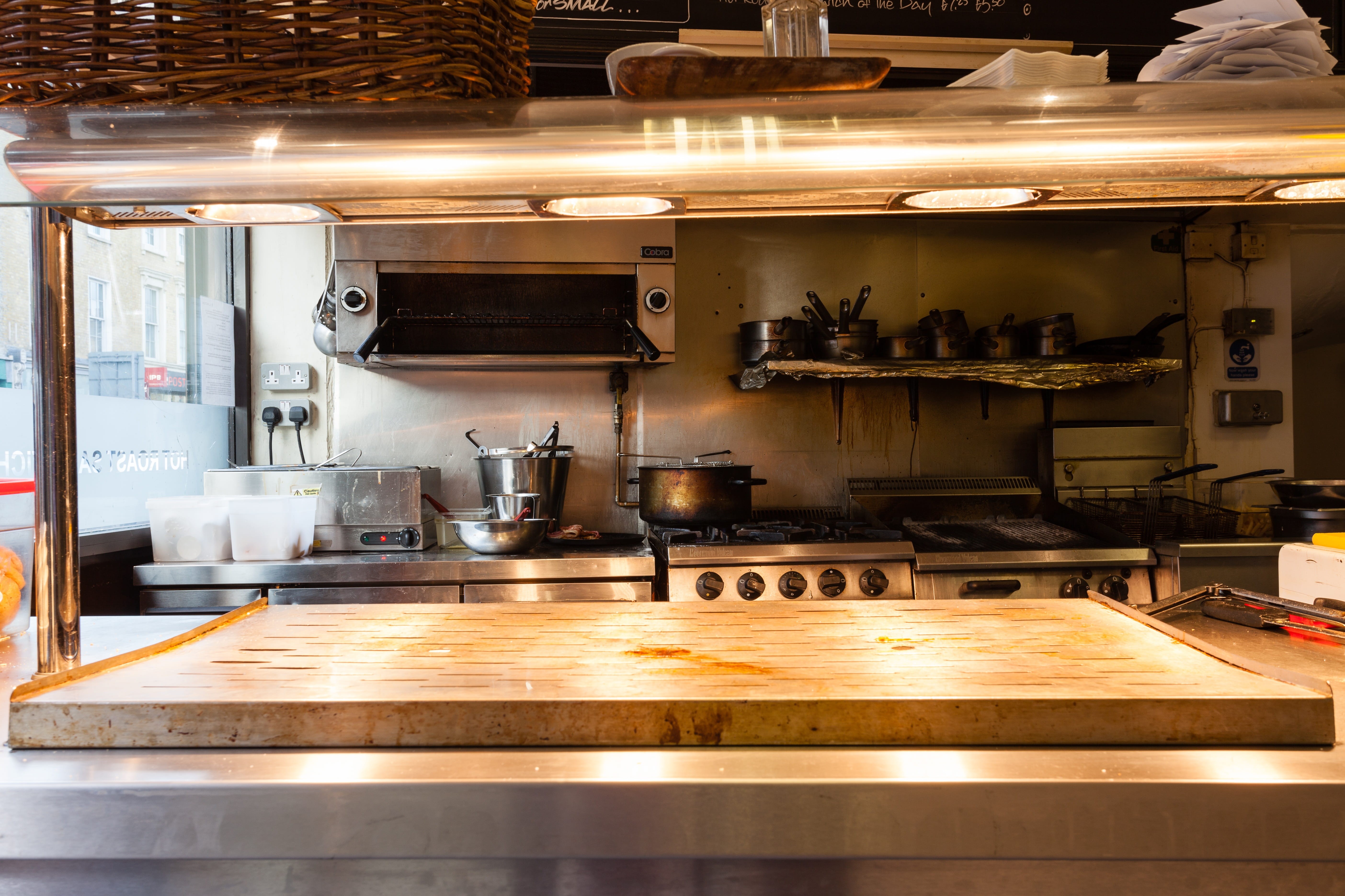 cooking, stainless steel, preparation, pan, cook, Kitchen, appliance, clean, indoors, household equipment, grease, illuminated, ware, steel, utensil, metal, HD Wallpaper