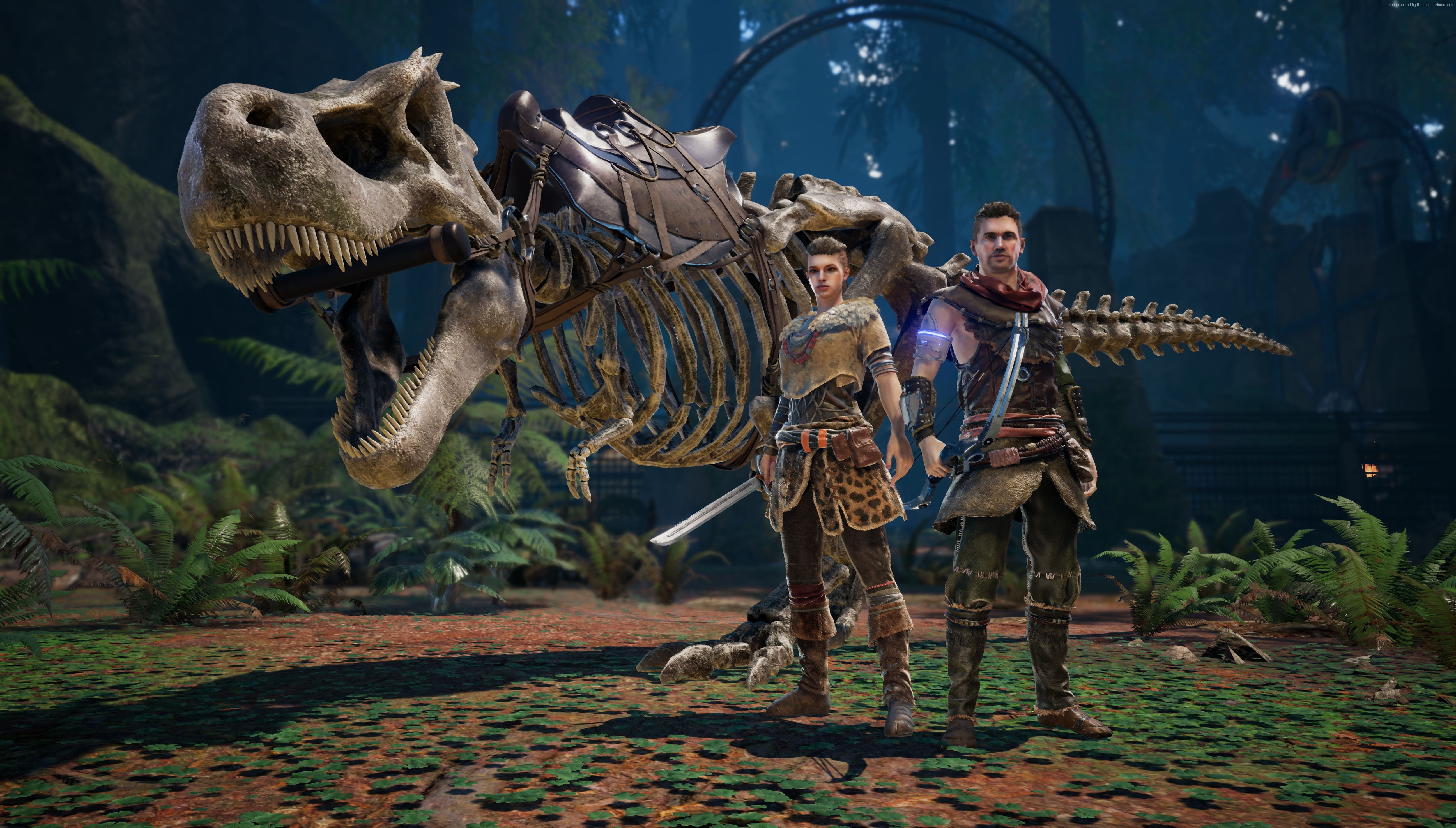 screenshot, 5K, VR, 5k, Ark Park, HD Wallpaper
