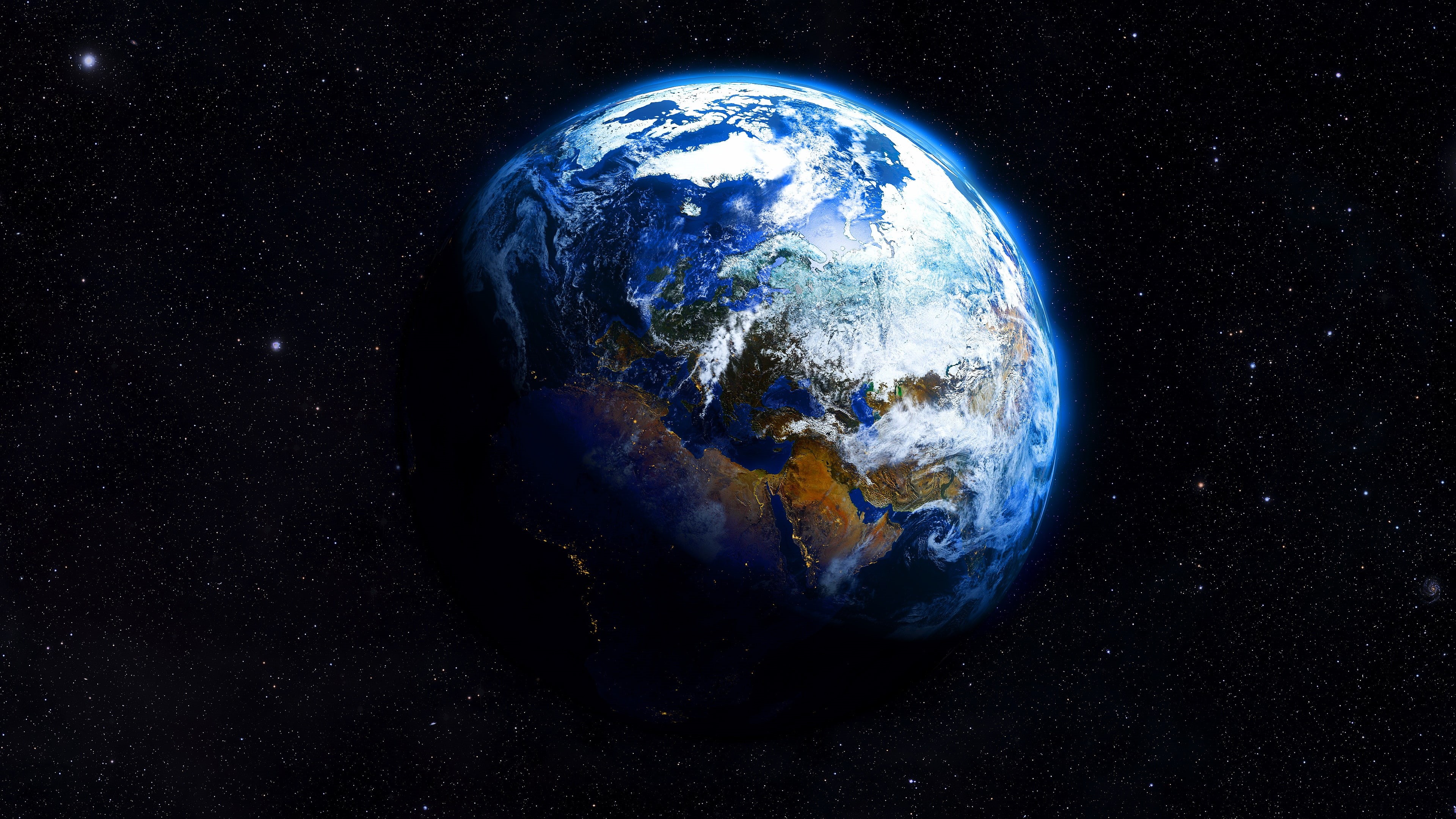 space photography, orbit, earth, space, world, planet, 4K, universe, blue palnet, HD Wallpaper