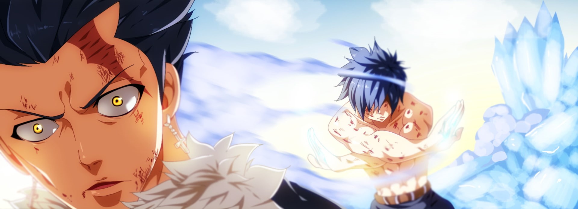 Anime, Gray Fullbuster, Fairy Tail, Silver Fullbuster, 1080P, HD Wallpaper
