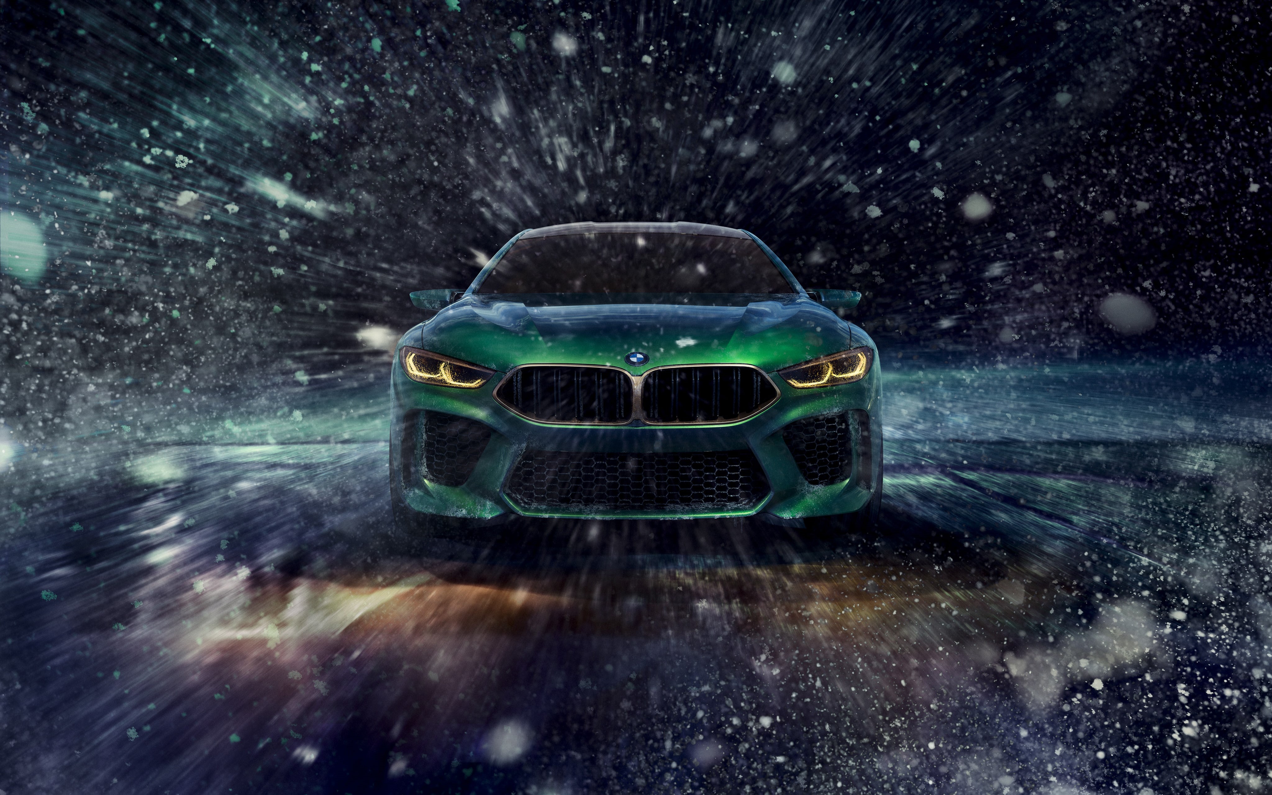 m, Geneva, k, bmw, Show, Coupe, 2018, Concept, Gran, 4K, Motor, HD Wallpaper