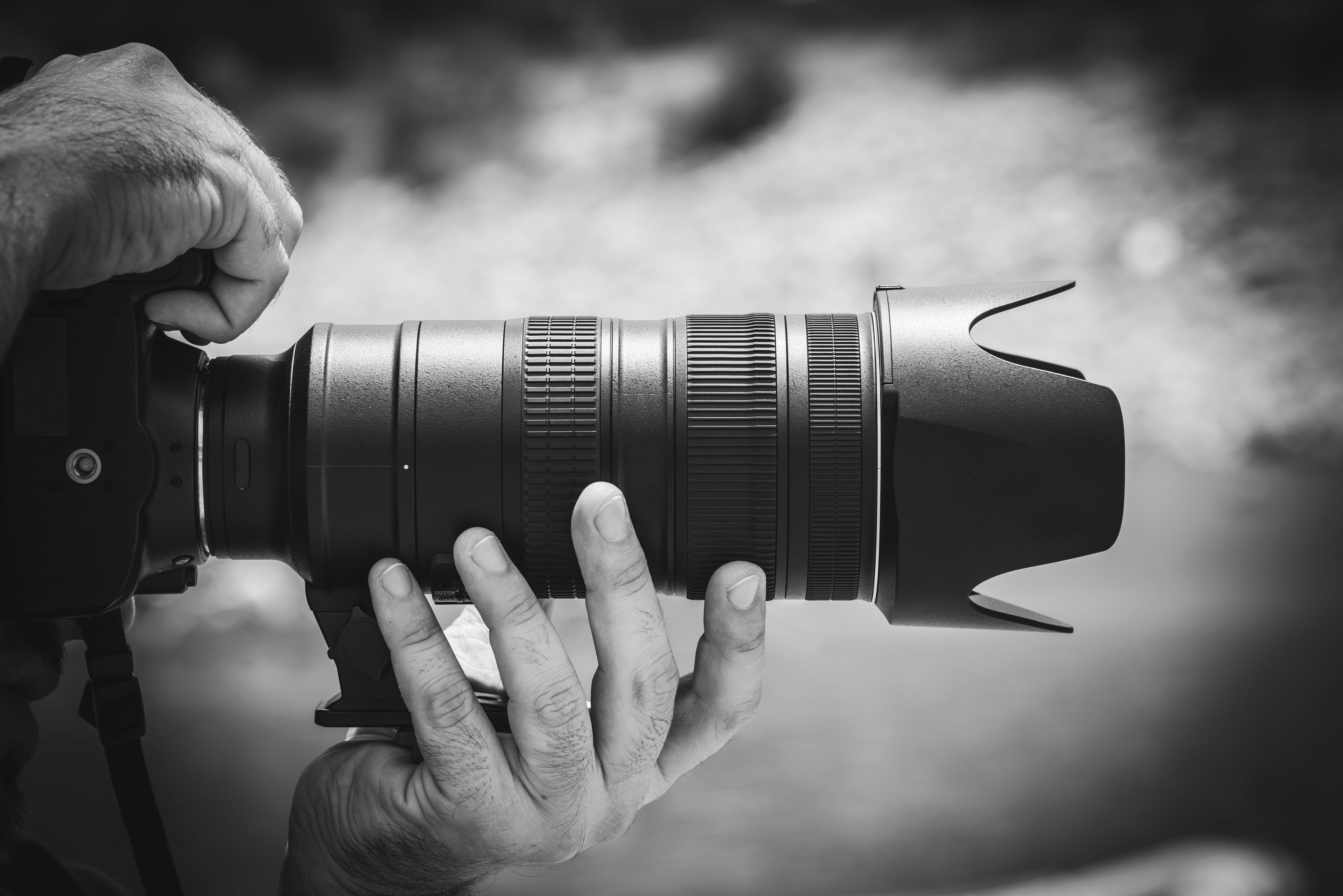 finger, photography themes, only men, photographer, cam, hold, focus on foreground, color, one person, white, tele, activity, bw, technology, bridge, digital camera, HD Wallpaper