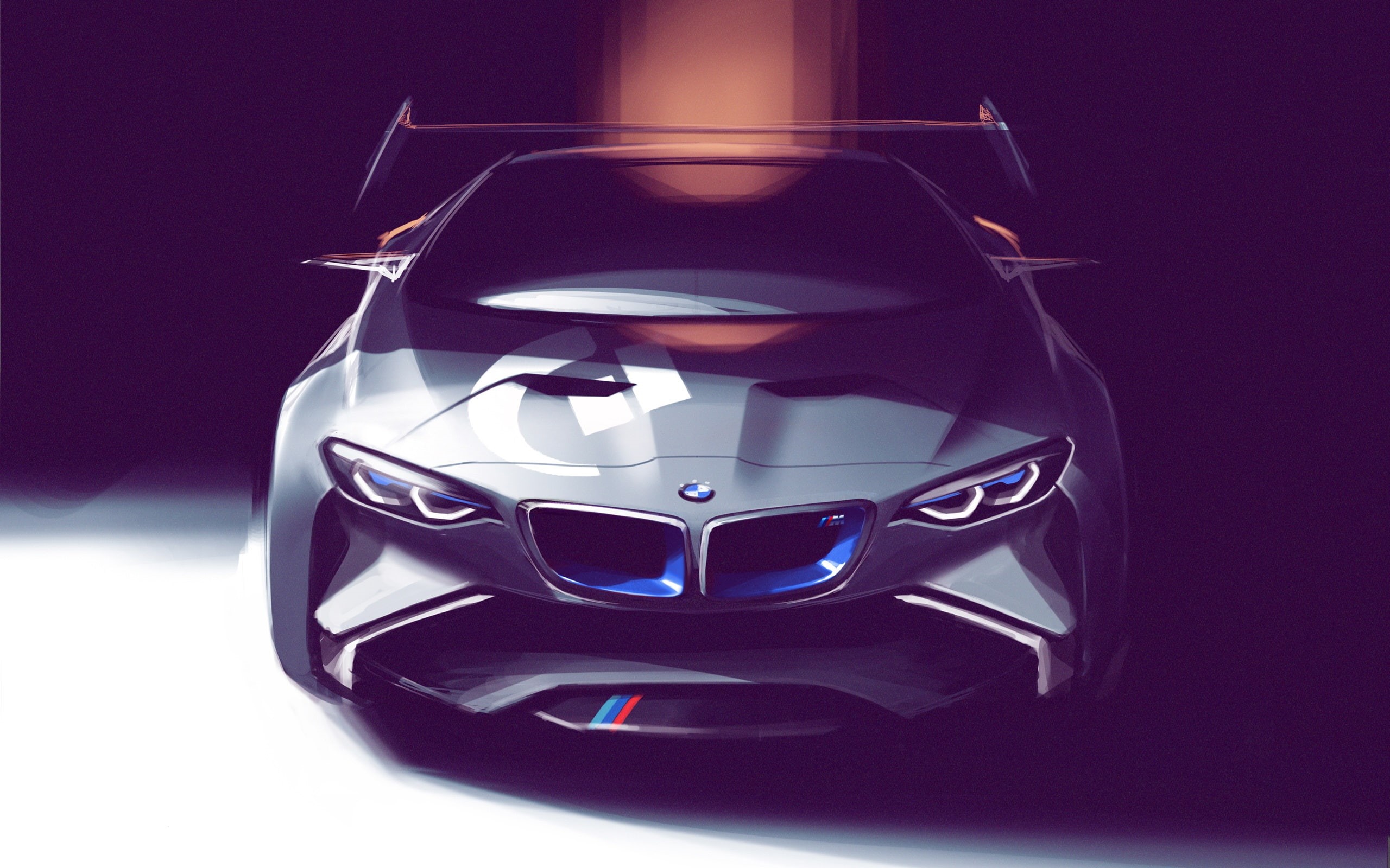 2K, Drawing, BMW, Car, Art, Concept, HD Wallpaper