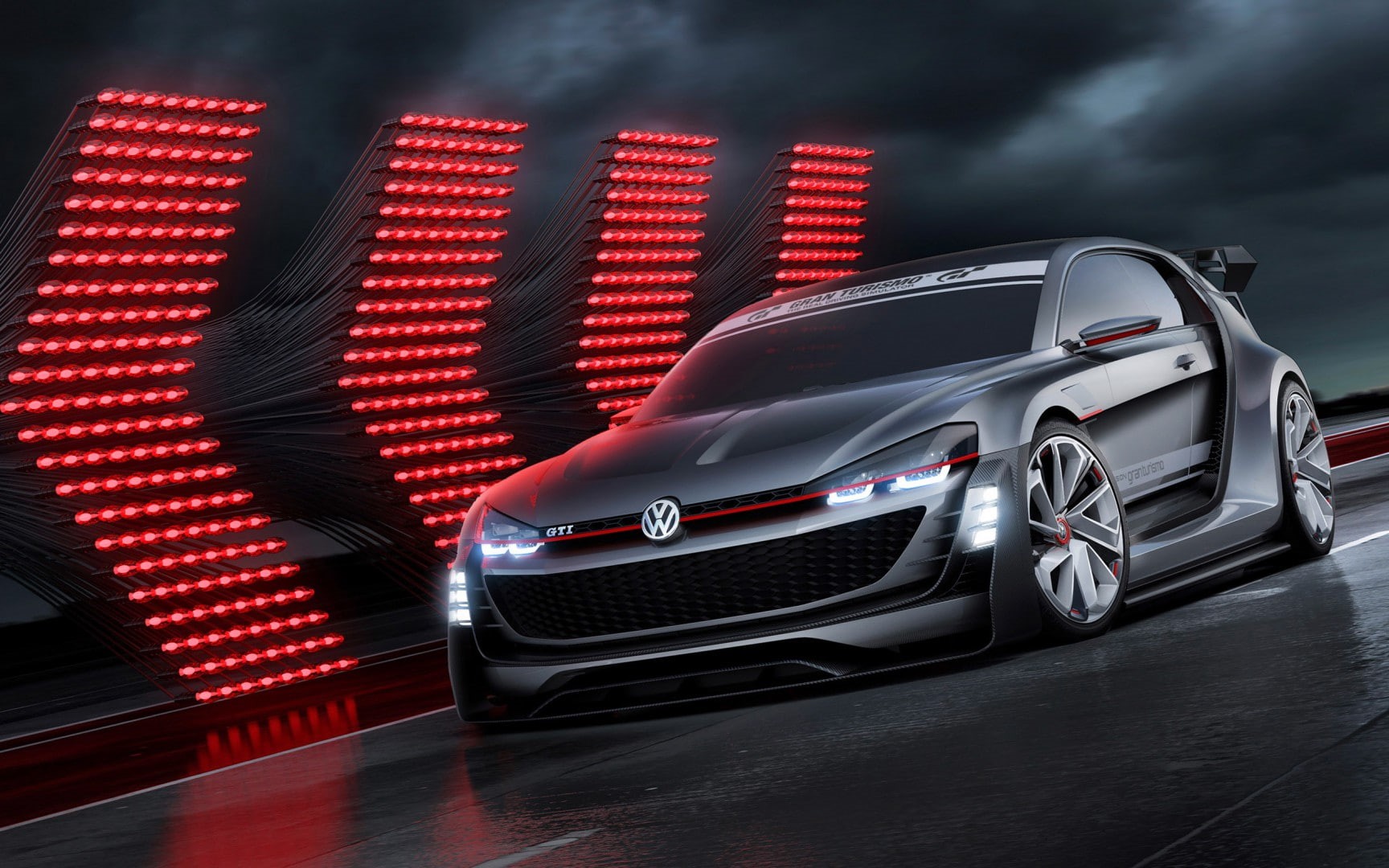 gran, gti, concept, turismo, 2015, hd, 720P, vision, volkswagen, supersport, car, HD Wallpaper