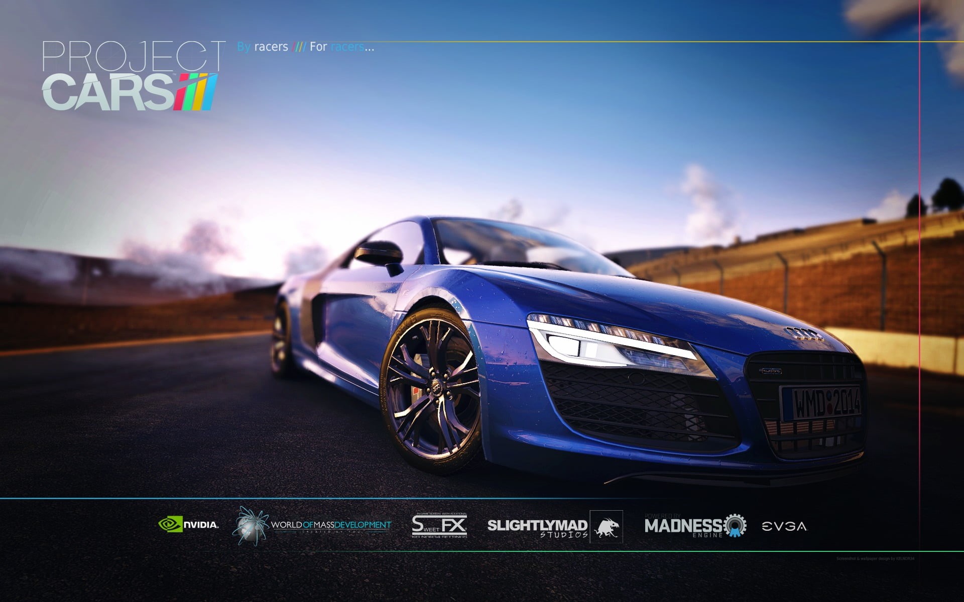 cars, 1080P, digital, communication, focus on foreground, video games, mode of transportation, close-up, project, land vehicle, outdoors, Audi R8, racecar, HD Wallpaper