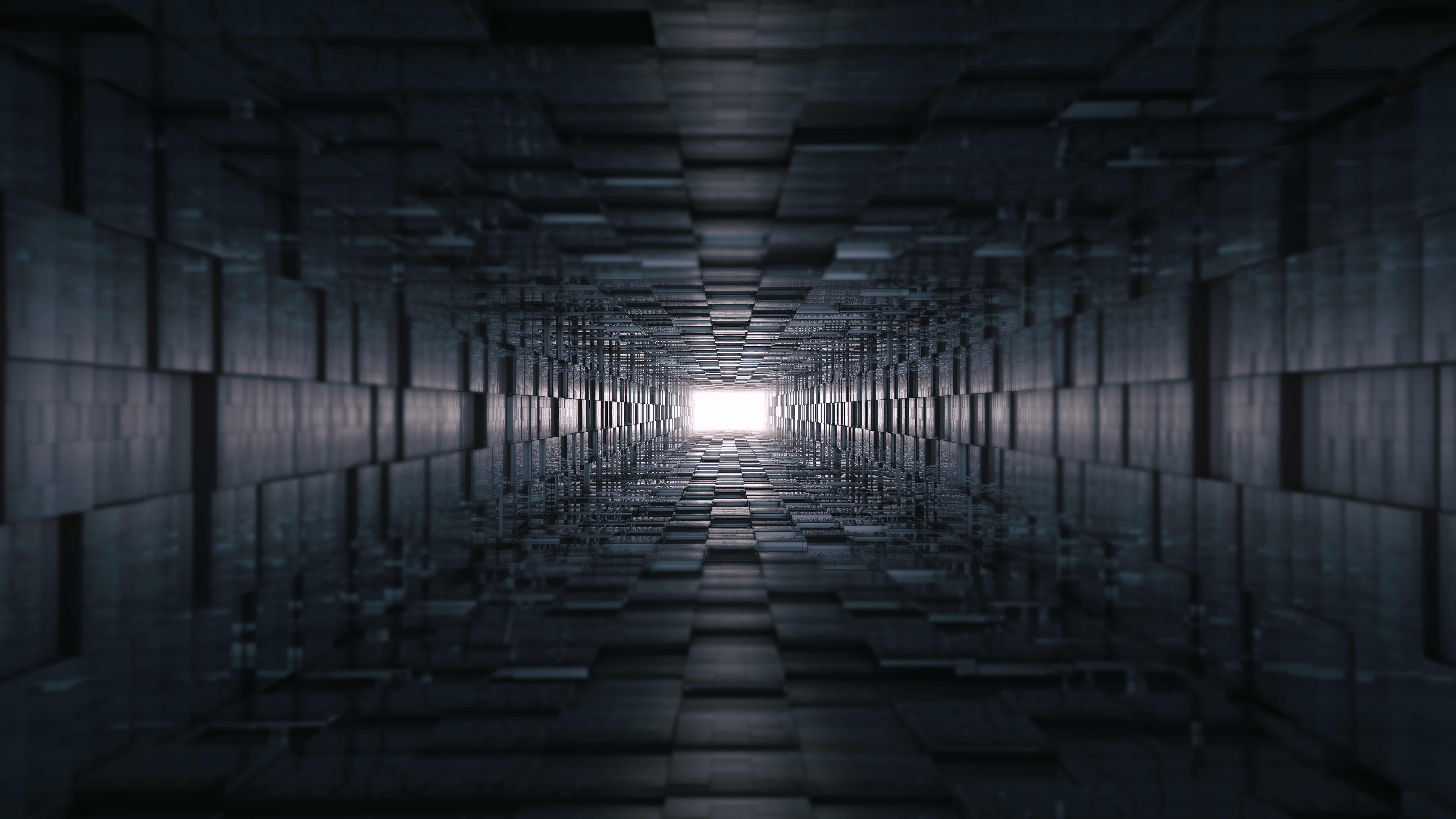 abstract, pattern, light at the end of the tunnel, indoors, 8k, day, diminishing perspective, 4k, ceiling, 8K, arcade, built structure, illuminated, the way forward, HD Wallpaper
