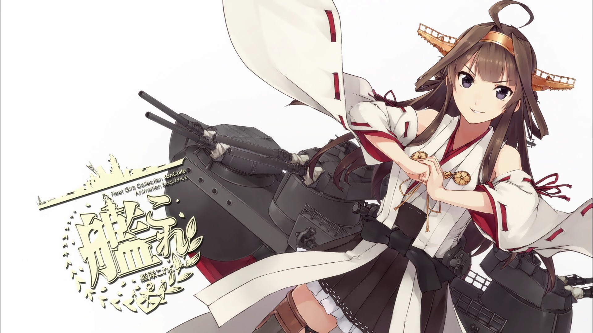 art and craft, arts culture and entertainment, day, illustration, collection, close-up, indoors, anime, protection, kantai, low angle view, Kongou (KanColle), HD Wallpaper