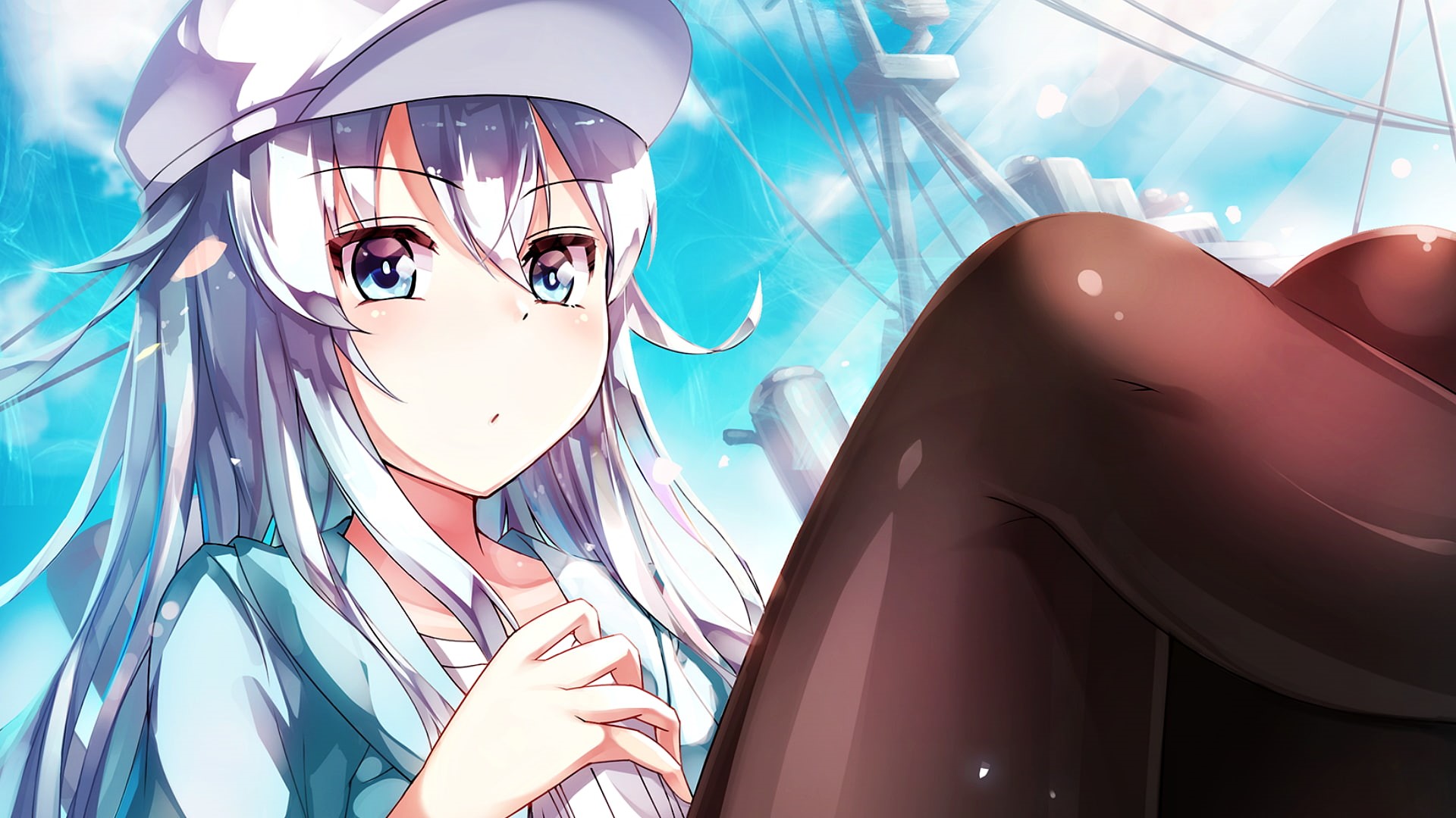 Hibiki (KanColle), lolita fashion, loli, 1080P, Kantai Collection, HD Wallpaper