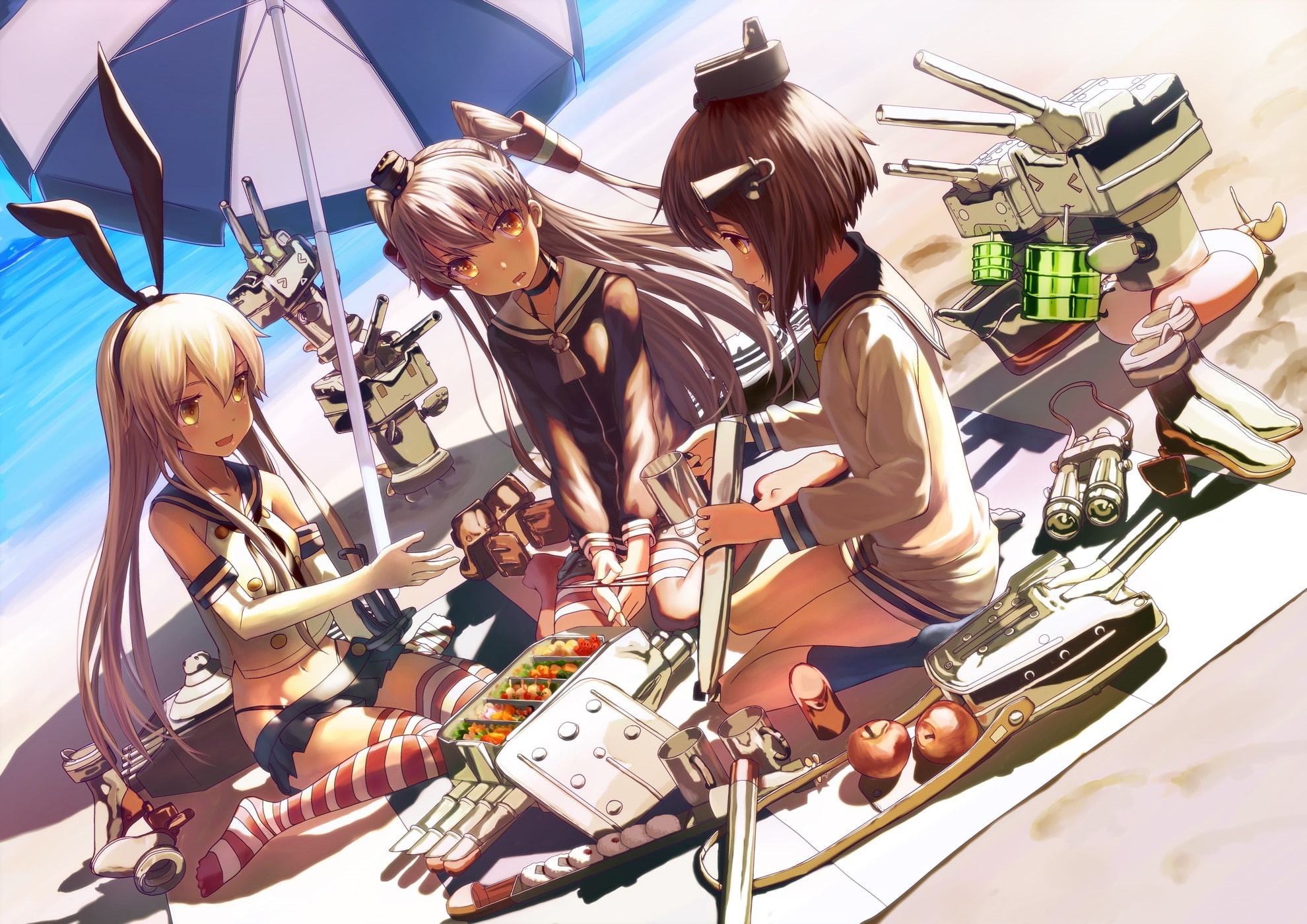 Shimakaze (Kancolle), 1080P, Amatsukaze (Kancolle), Kantai Collection, HD Wallpaper