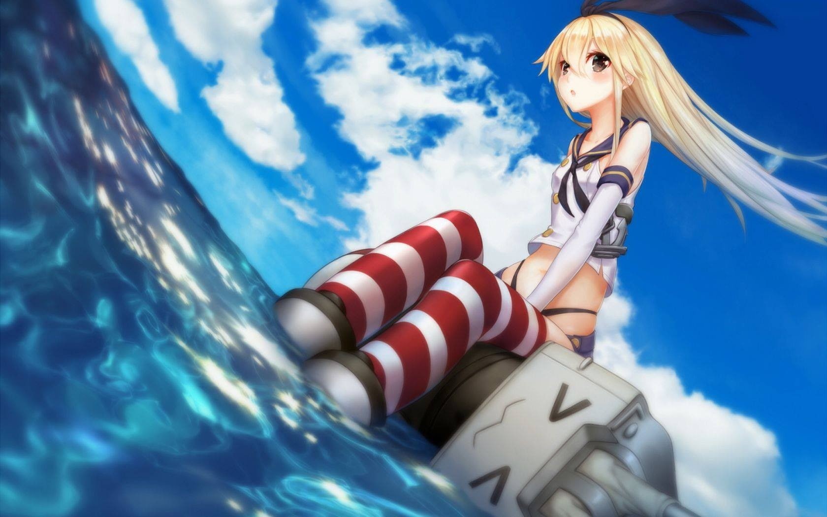 Shimakaze (Kancolle), Kantai Collection, 720P, fan art, HD Wallpaper
