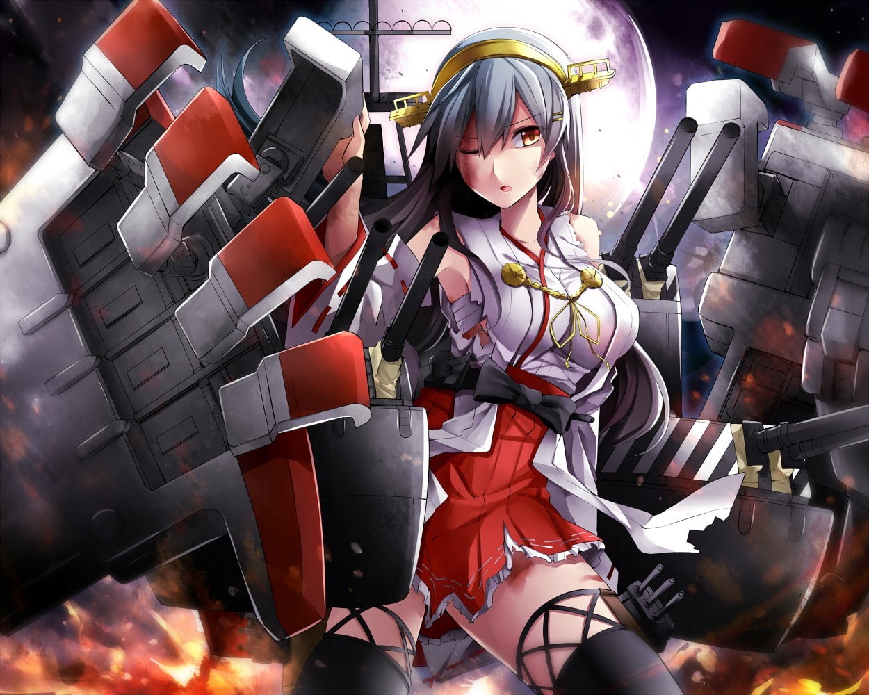 representation, anime, holding, retail display, shopping, front view, mannequin, miko, anime girls, one person, indoors, Kantai Collection, retail, women, HD Wallpaper