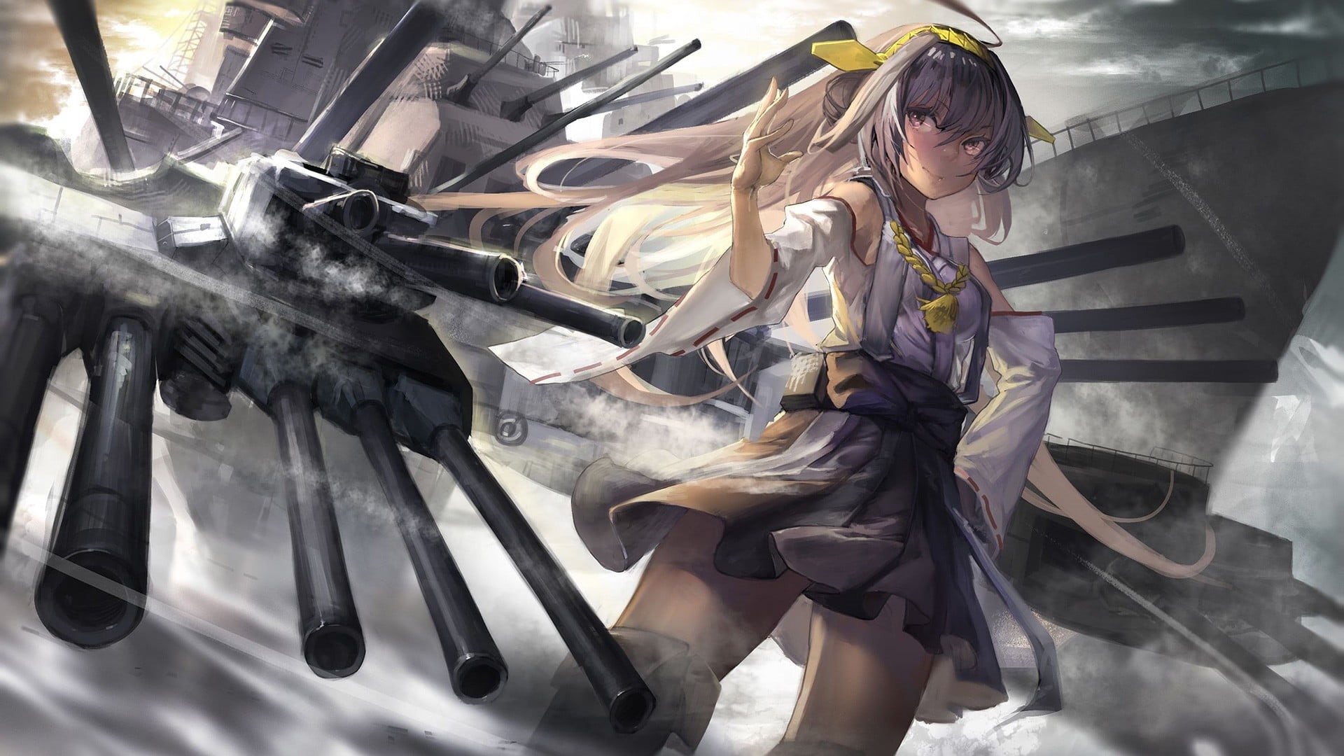 full length, mode of transportation, day, casual clothing, lifestyles, females, real people, 1080P, young adult, three quarter length, adult, Kantai Collection, HD Wallpaper