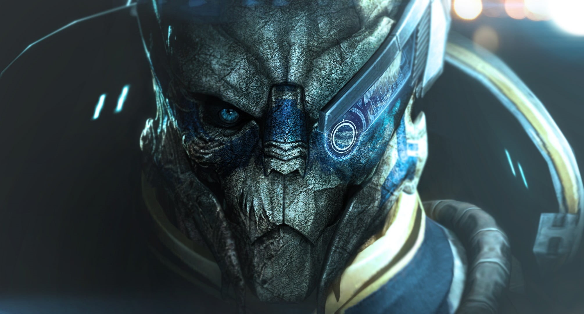 horror, futuristic, headshot, human Head, human Face, people, animal wildlife, mammal, 1080P, focus on foreground, robot, men, close-up, mass effect, HD Wallpaper