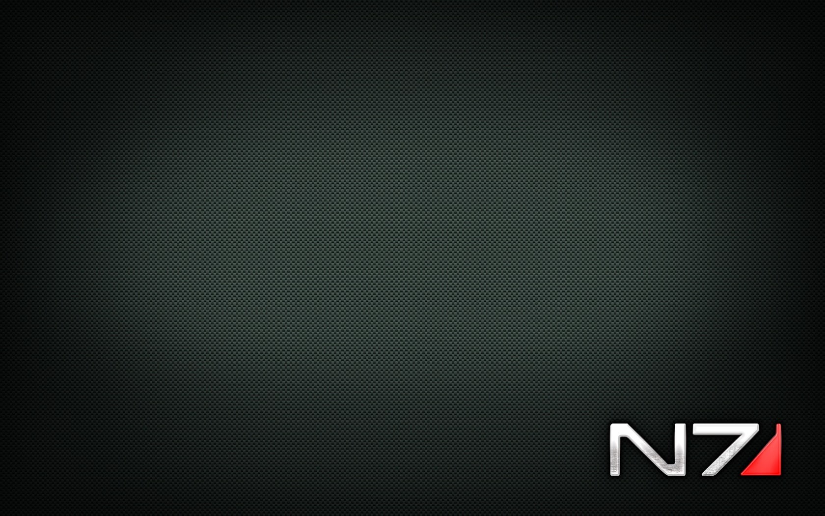 n7, logo, n, video games, effect, hd, mass, black, 720P, HD Wallpaper