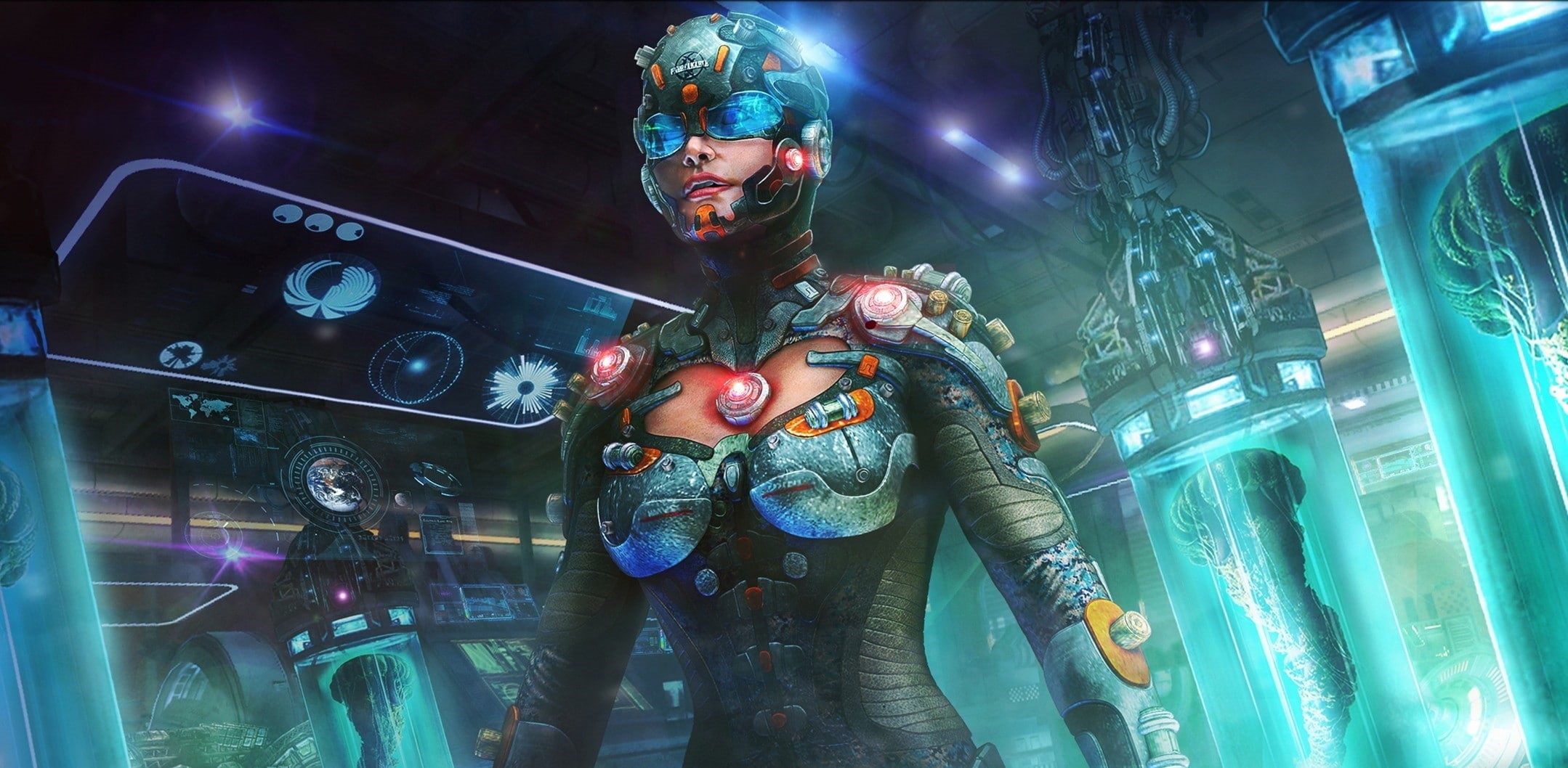 1080P, robot, futuristic, cyborg, artwork, science fiction, HD Wallpaper