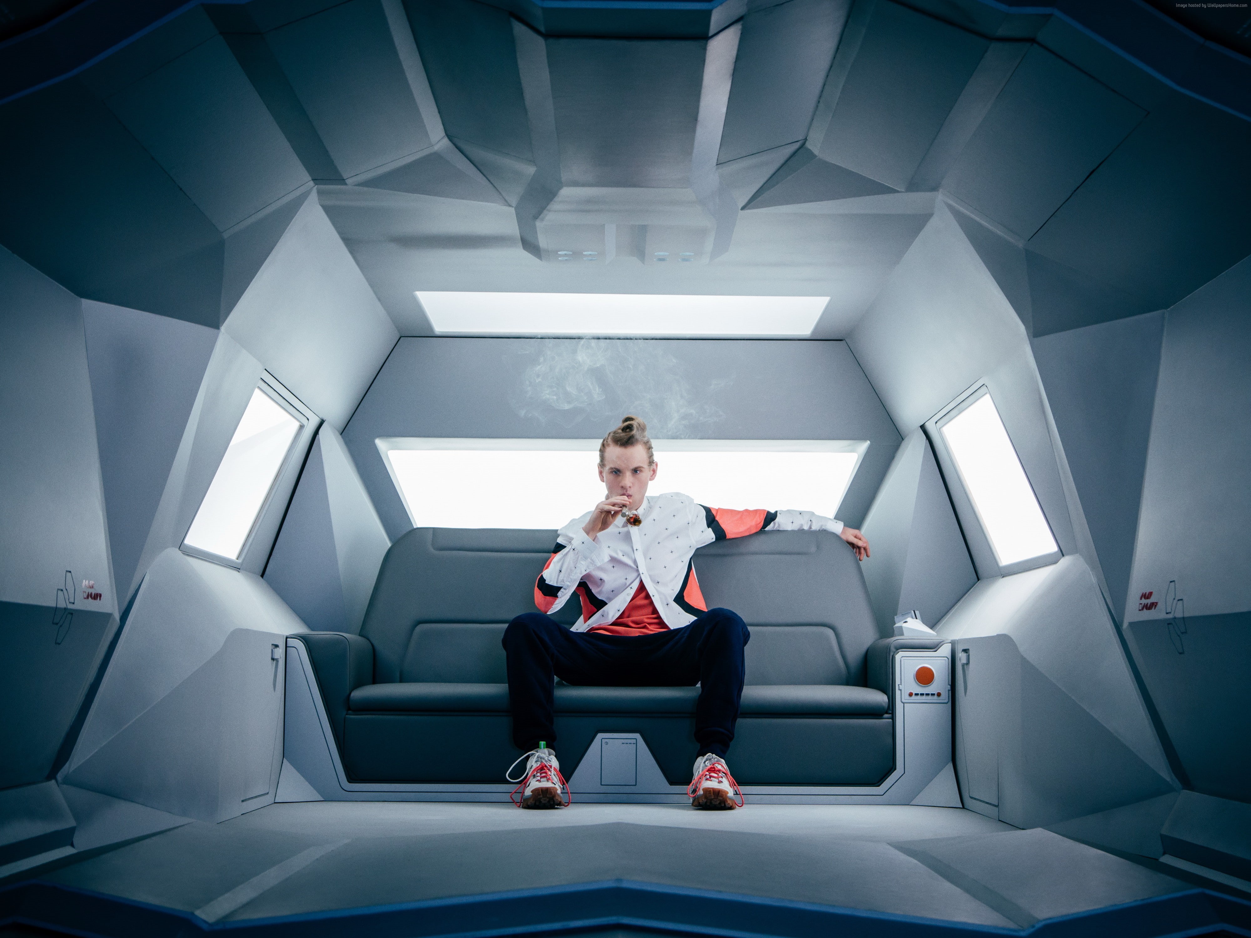Bruce Langley, American Gods, Technical Boy, 4K, best TV series, HD Wallpaper