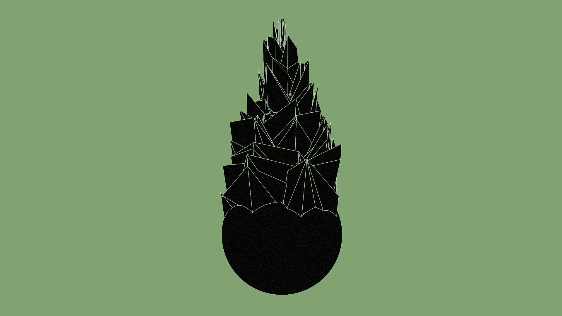 no people, black color, nature, art and craft, Cinema 4D, creativity, arts culture and entertainment, cut out, green color, decoration, 1080P, colored background, HD Wallpaper